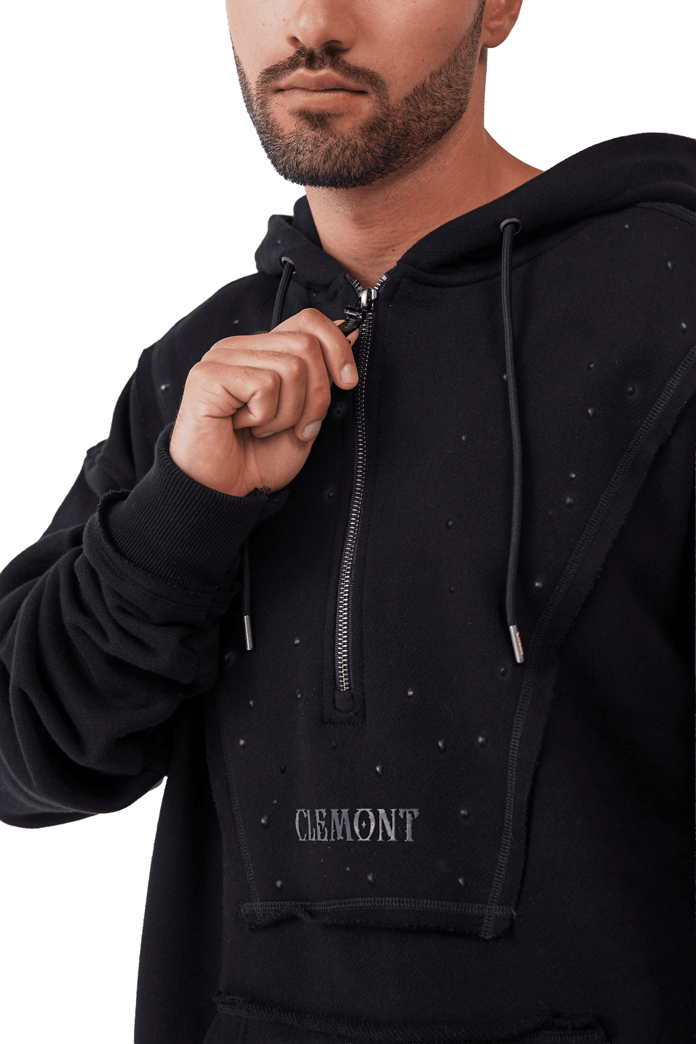 HOODIE OVERSIZED HOMBRE NERO NEGRO CLEMONT - CLEMONT.CO S.A.S.