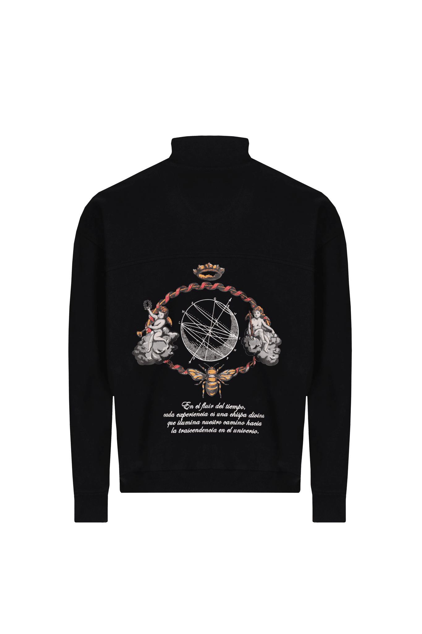 HOODIE SIMMETRIA NEGRO CLEMONT - CLEMONT.CO S.A.S.