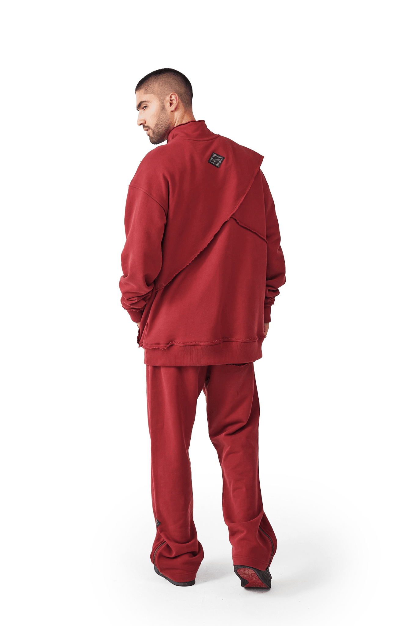 HOODIES HOMBRE DISTRUTTO BURGUNDY CLEMONT - CLEMONT.CO S.A.S.