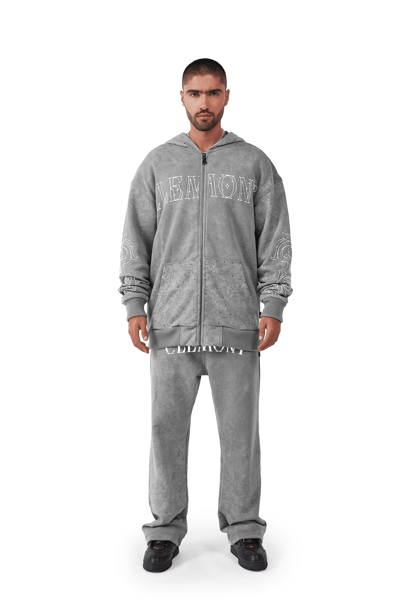 HOODIES HOMBRE MALEVOLO GRIS CLEMONT - CLEMONT.CO S.A.S.