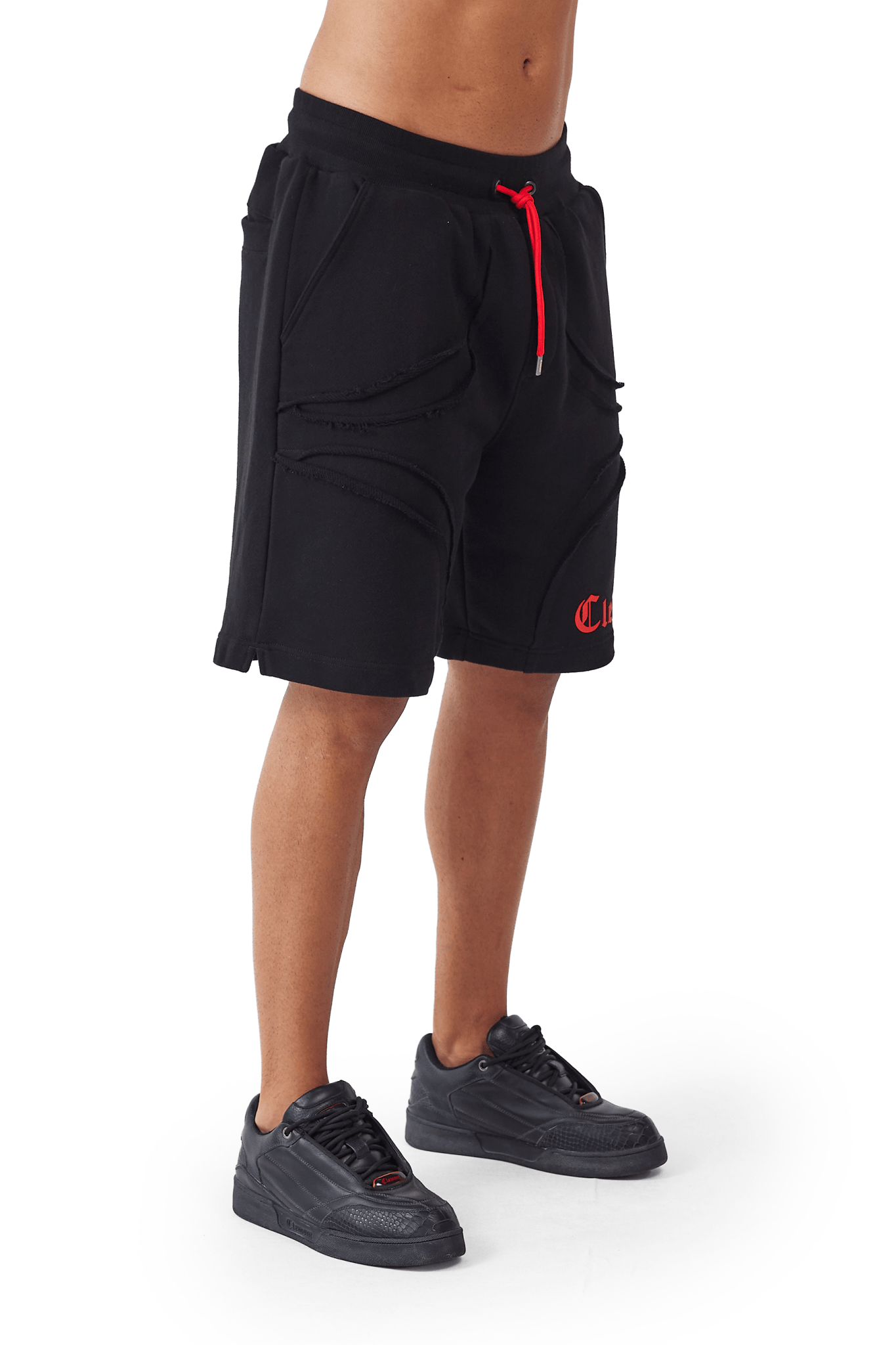 JOGGER SHORTS SCABROSO NEGRO CLEMONT - CLEMONT.CO S.A.S.