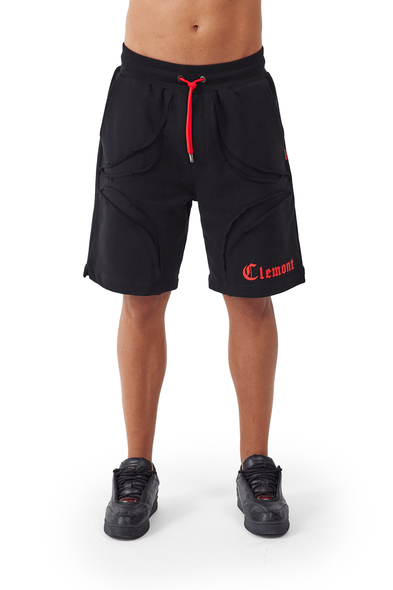 JOGGER SHORTS SCABROSO NEGRO CLEMONT - CLEMONT.CO S.A.S.