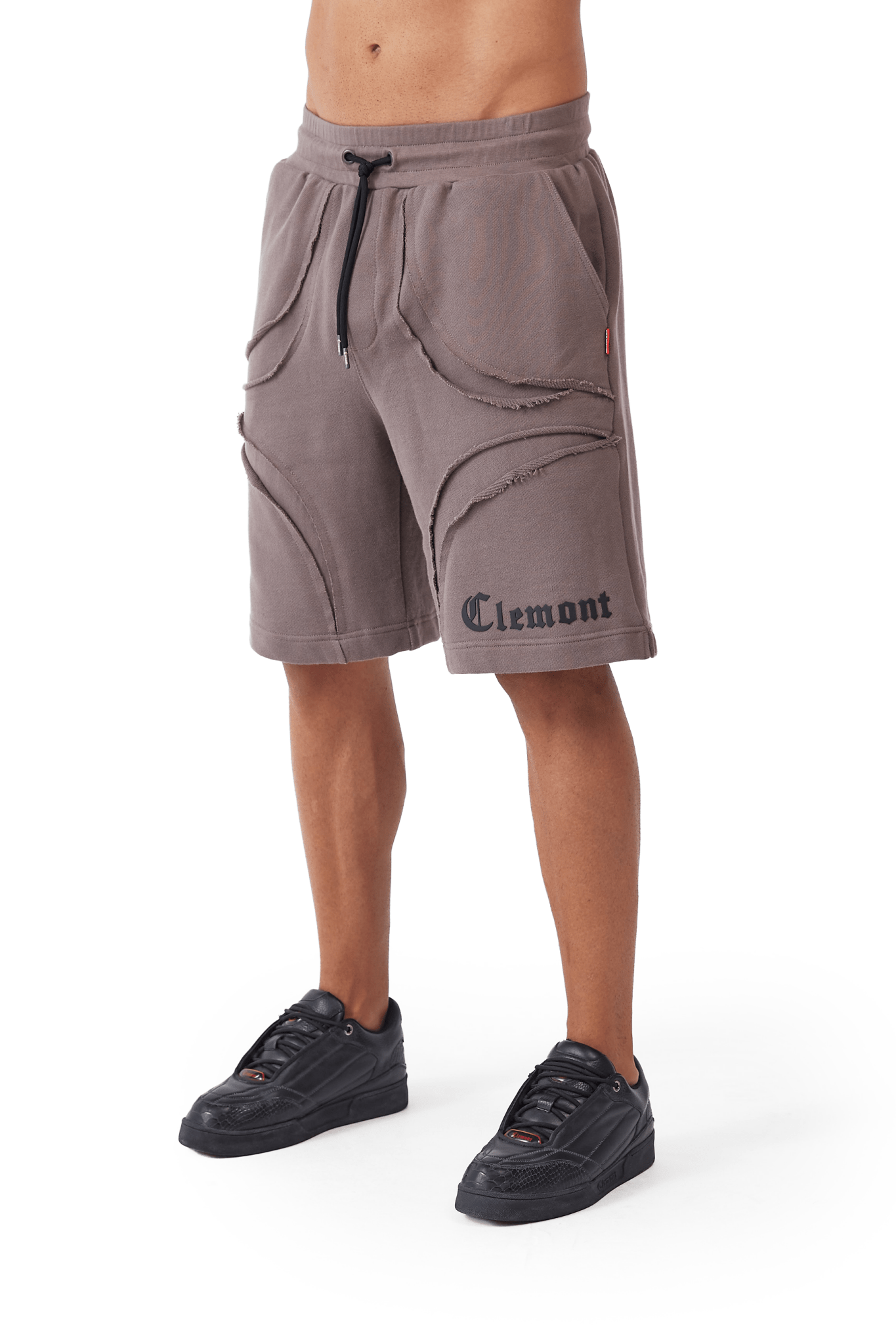 JOGGER SHORTS SCABROSO TAUPE CLEMONT - CLEMONT.CO S.A.S.