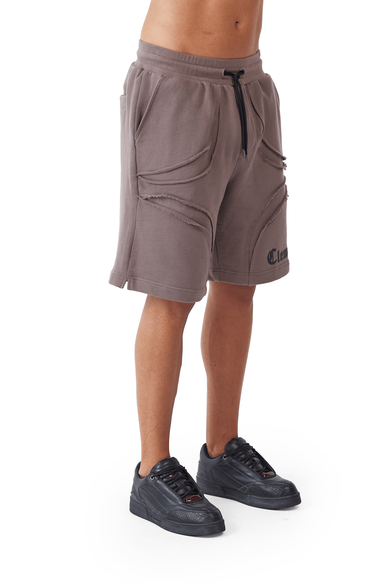 JOGGER SHORTS SCABROSO TAUPE CLEMONT - CLEMONT.CO S.A.S.