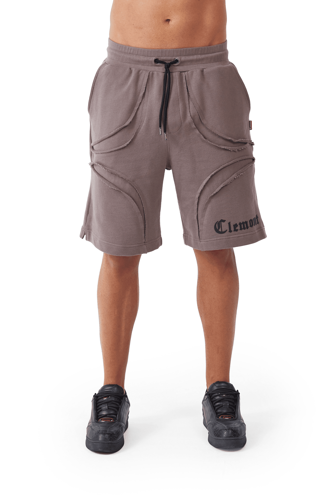 JOGGER SHORTS SCABROSO TAUPE CLEMONT - CLEMONT.CO S.A.S.