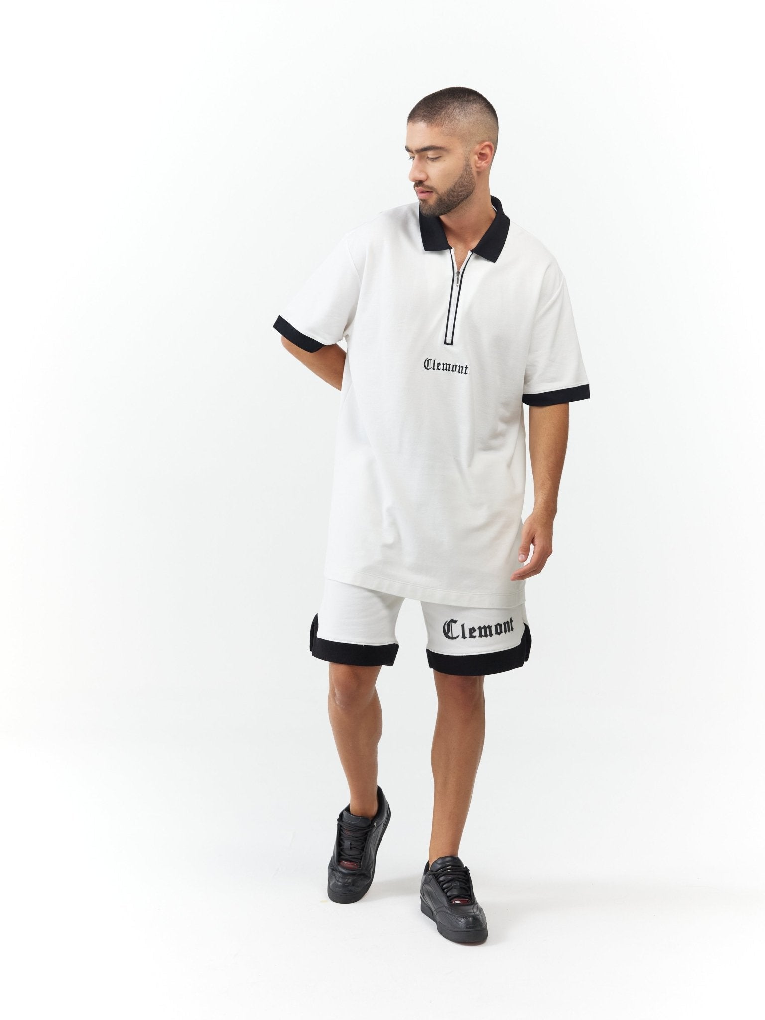 POLO SHIRT MEN RETICOLO CREAM CLEMONT - CLEMONT.CO S.A.S.