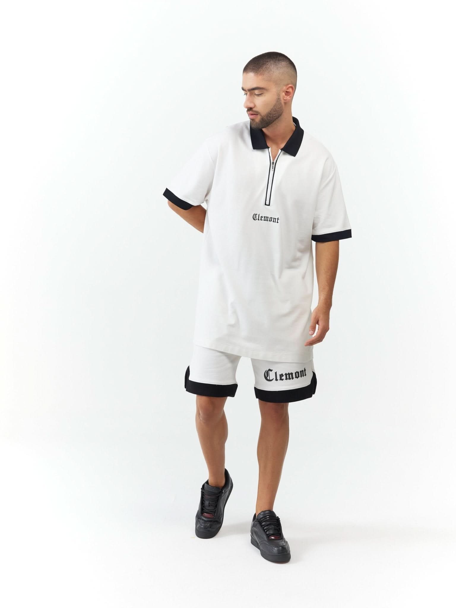 POLO SHIRT MEN RETICOLO CREAM CLEMONT - CLEMONT.CO S.A.S.