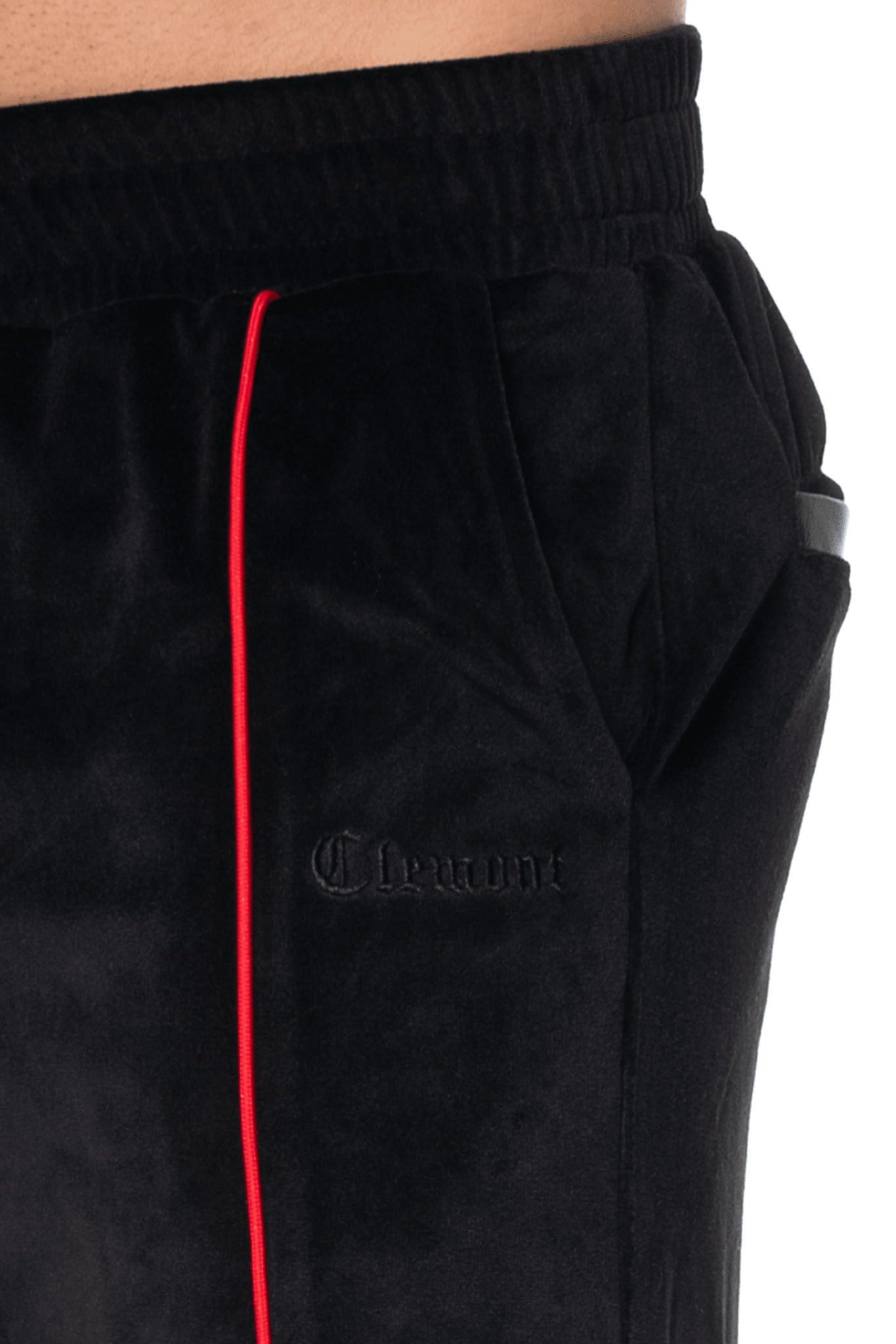 SUDADERA MASCULINA RESPIRO NEGRO/ROJOCLEMONT - Clemont Oficial