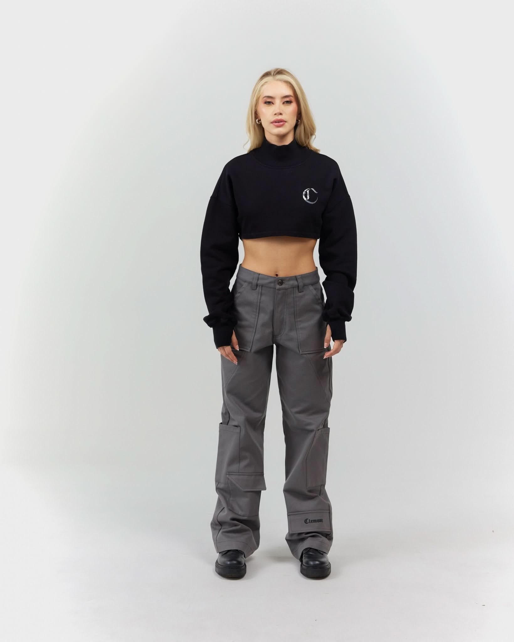 SUÉTER CROP DOLCE NEGRO CLEMONT - CLEMONT.CO S.A.S.