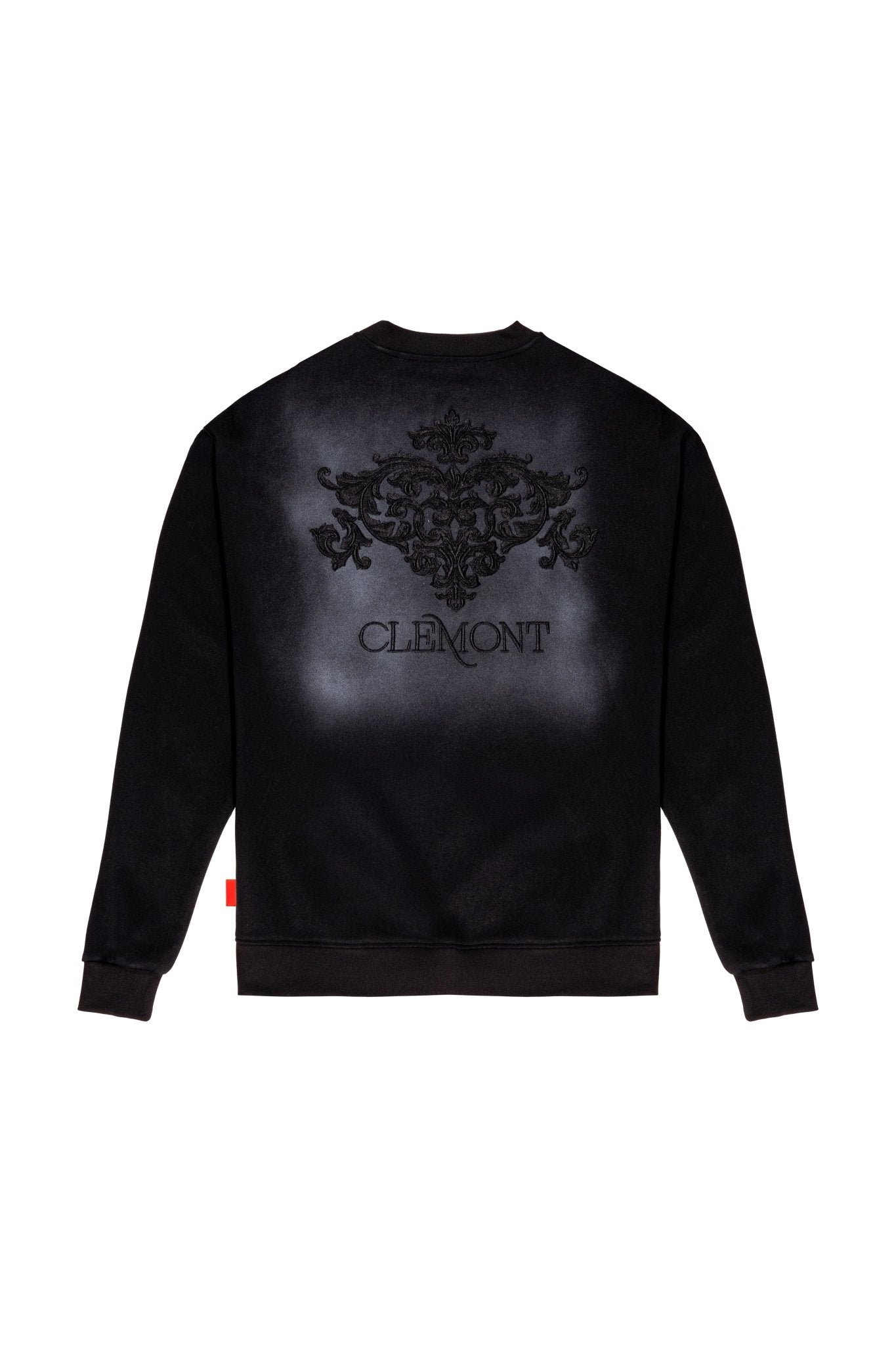 SWEATER CREW NECK MASCULINO ARGINA NEGRO CLEMONT - Clemont Oficial