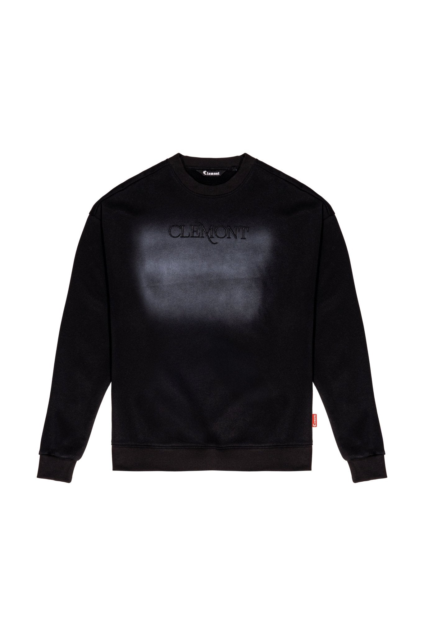 SWEATER CREW NECK MASCULINO ARGINA NEGRO CLEMONT - Clemont Oficial
