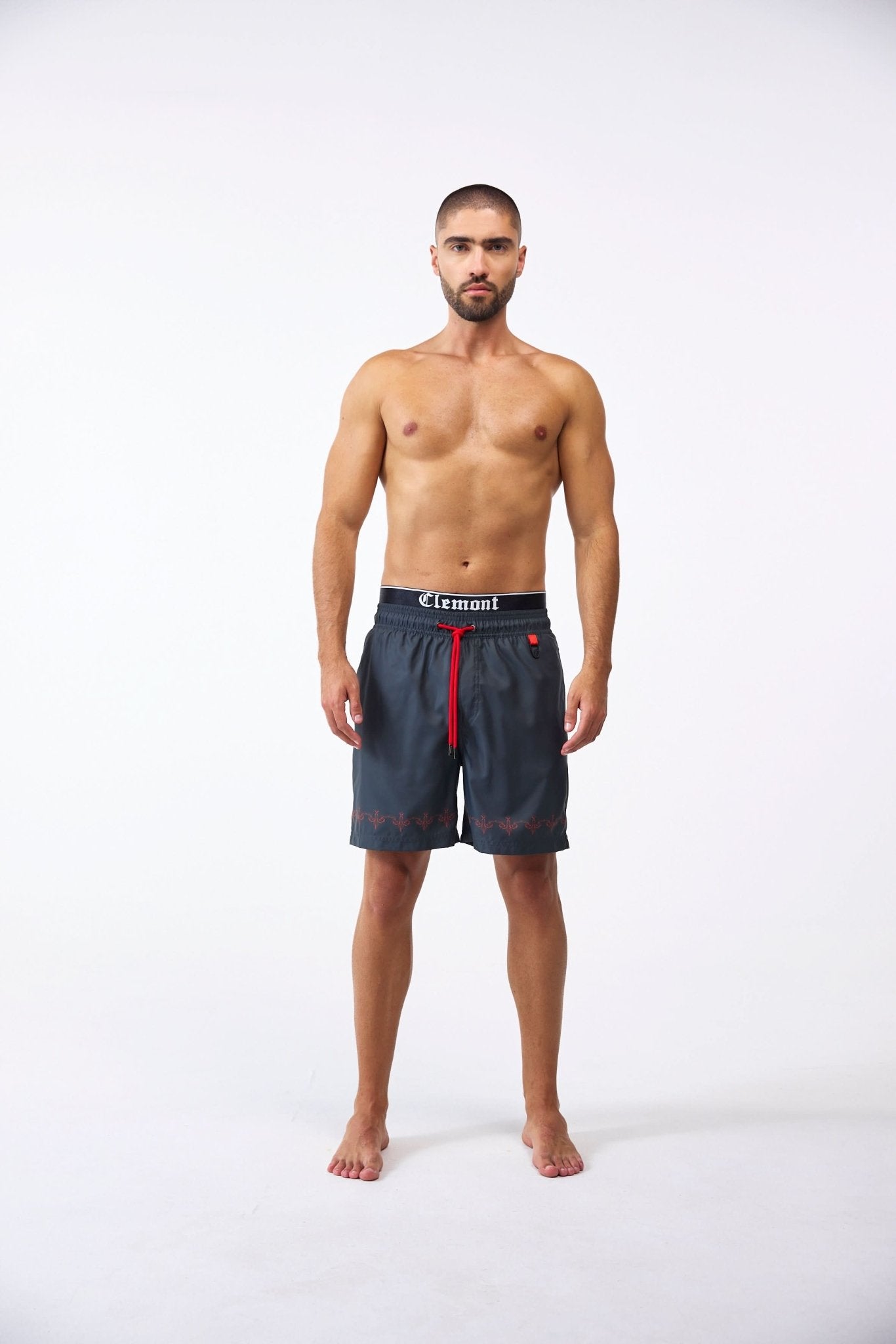 SWIMSHORT MASCULINO SPIRAGLIO NEGRO CLEMONT - Clemont Oficial