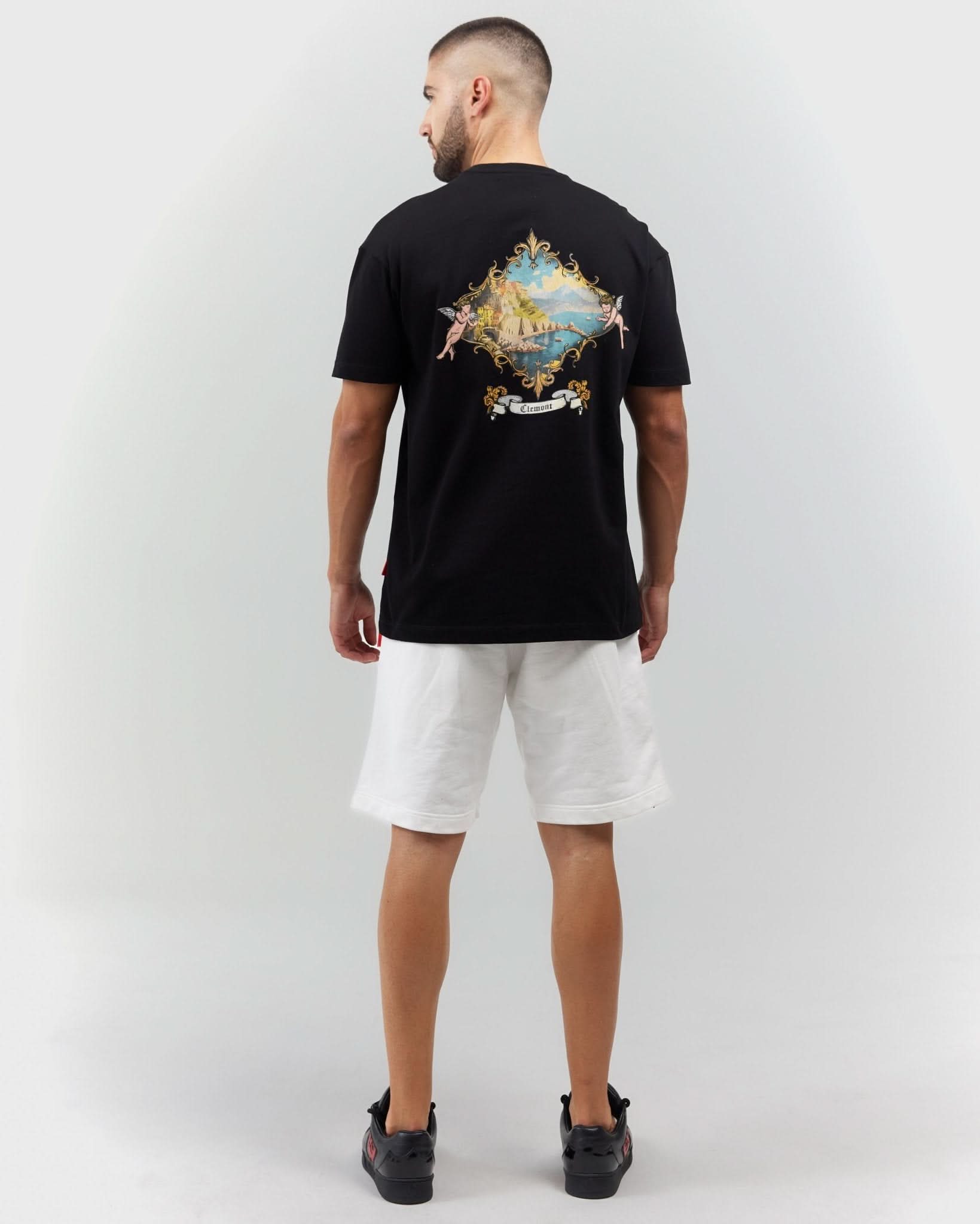 T - SHIRT MEN ADORABILE BLACK CLEMONT - CLEMONT.CO S.A.S.