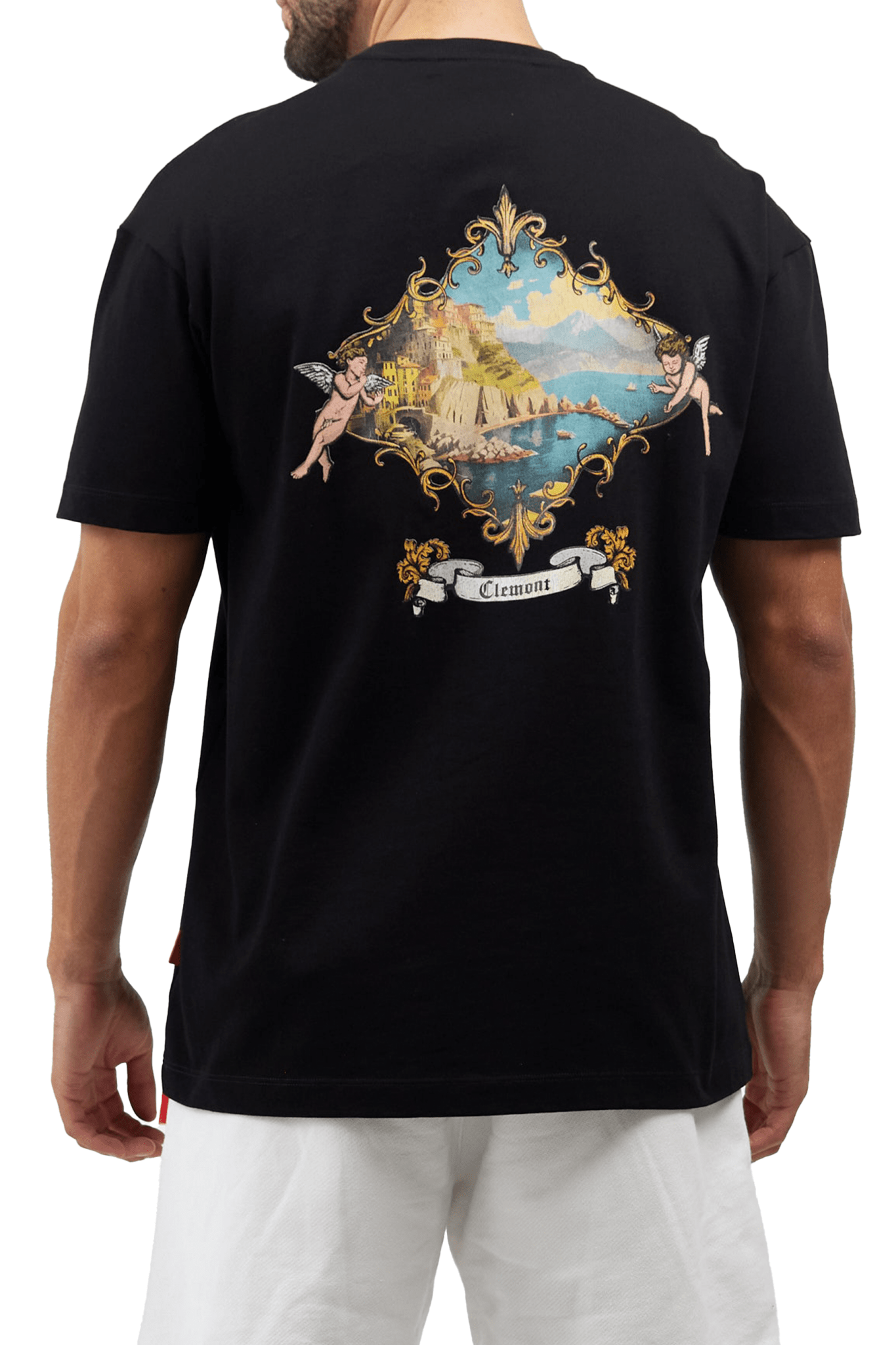 T - SHIRT MEN ADORABILE BLACK CLEMONT - CLEMONT.CO S.A.S.