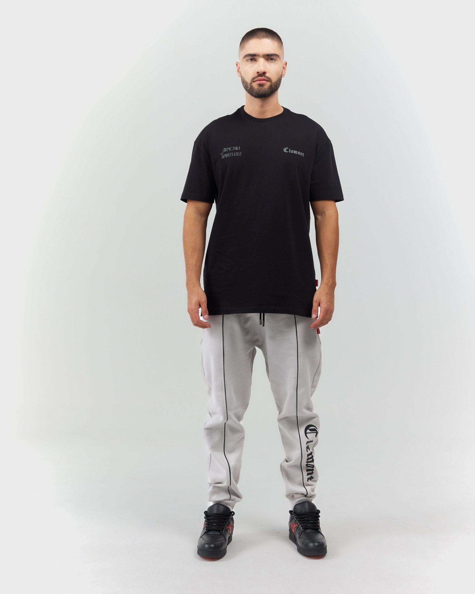 T - SHIRT MEN ESTREMO BLACK CLEMONT - Clemont Oficial