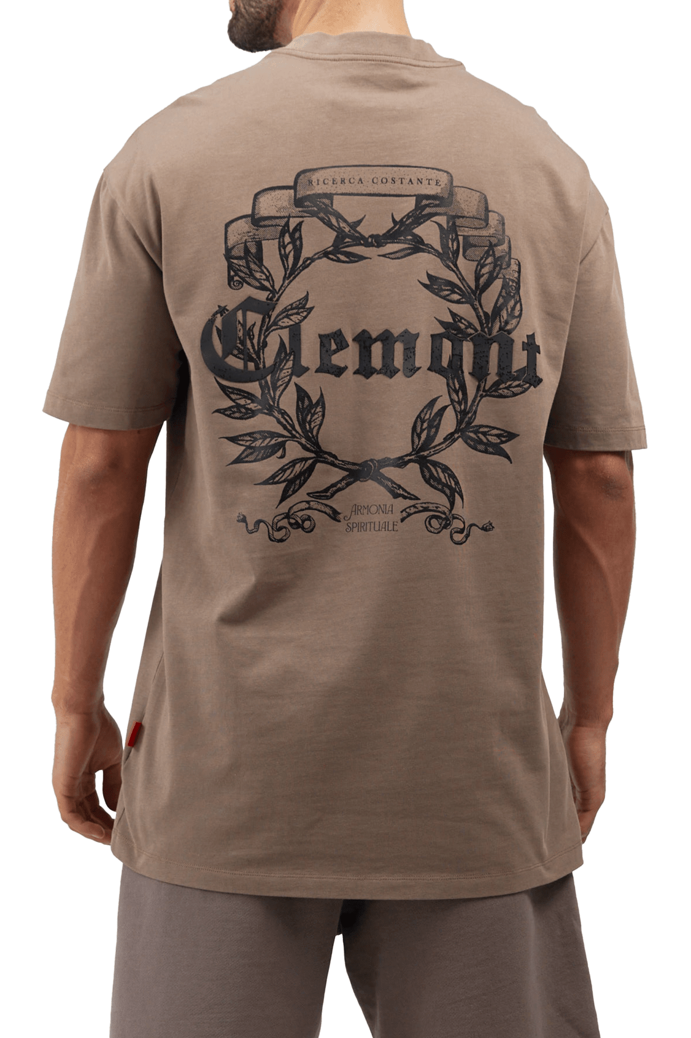 T - SHIRT MEN ESTREMO TAUPE CLEMONT - CLEMONT.CO S.A.S.