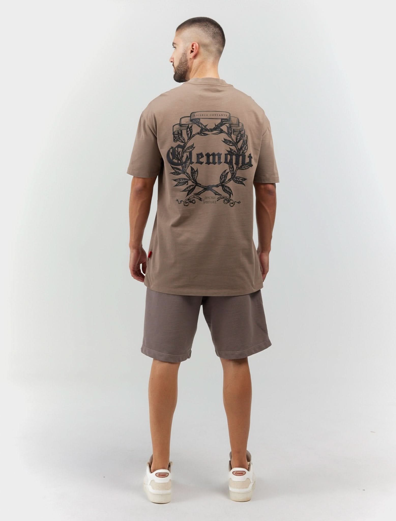 T - SHIRT MEN ESTREMO TAUPE CLEMONT - CLEMONT.CO S.A.S.