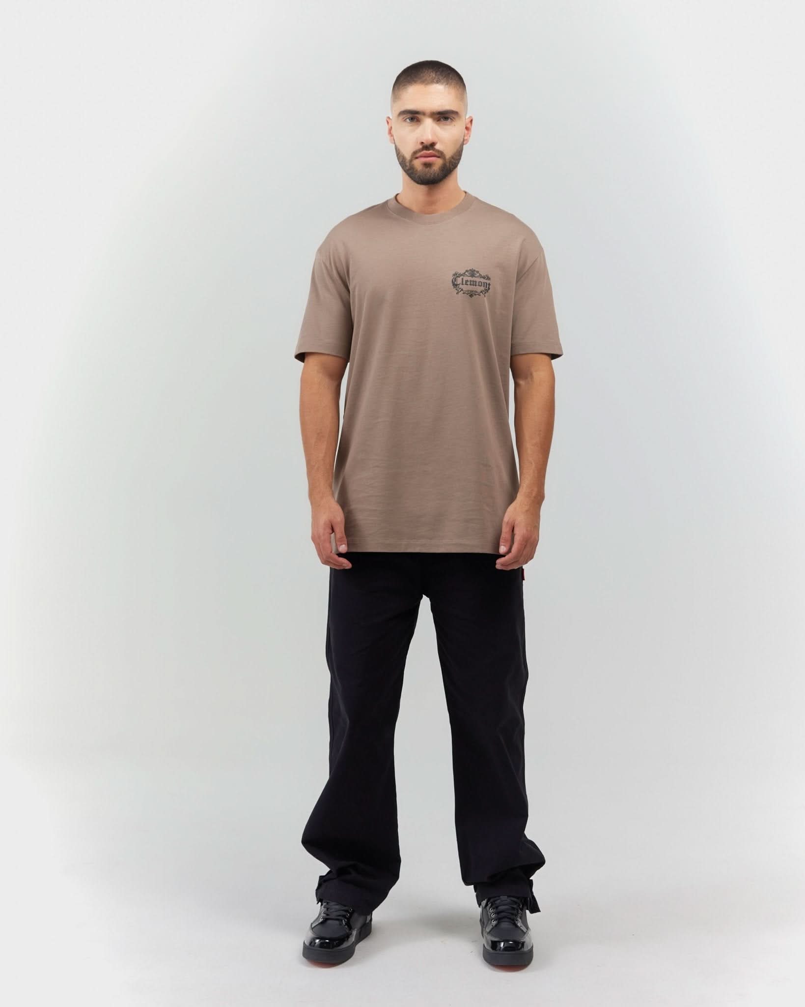 T - SHIRT MEN ETEREO TAUPE CLEMONT - CLEMONT.CO S.A.S.