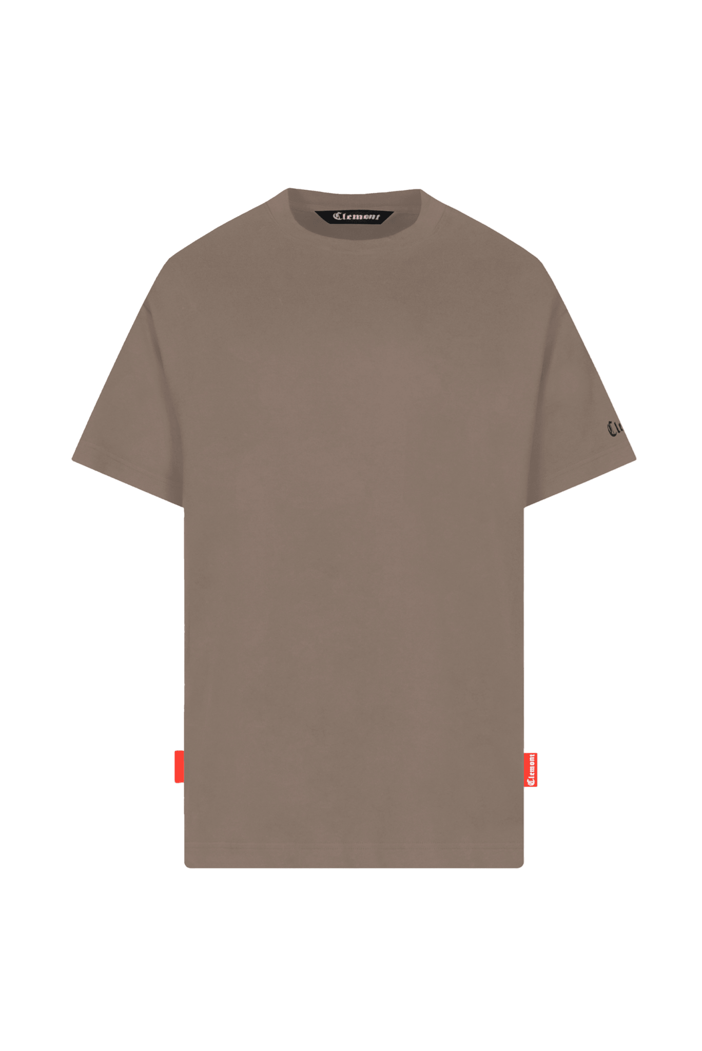 T - SHIRT MEN OVERSIZED ABBONDANZA TAUPE CLEMONT - CLEMONT.CO S.A.S.