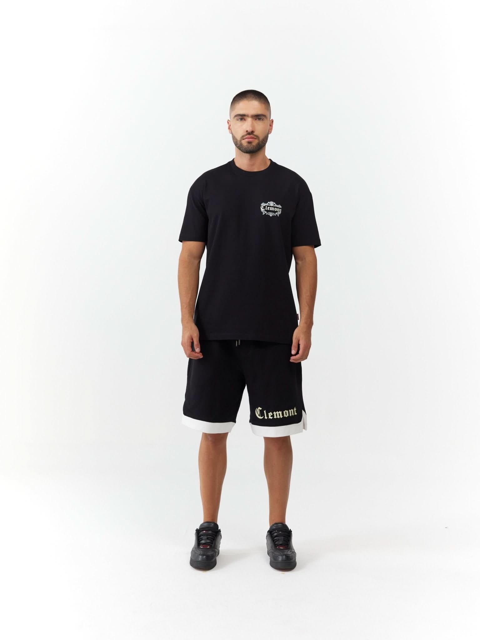 T - SHIRT MEN OVERSIZED DOLCEZZA BLACK CLEMONT - CLEMONT.CO S.A.S.