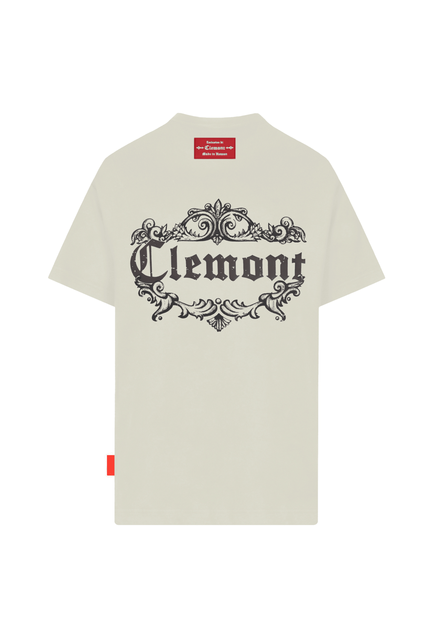 T - SHIRT MEN OVERSIZED DOLCEZZA GREY CLEMONT - CLEMONT.CO S.A.S.