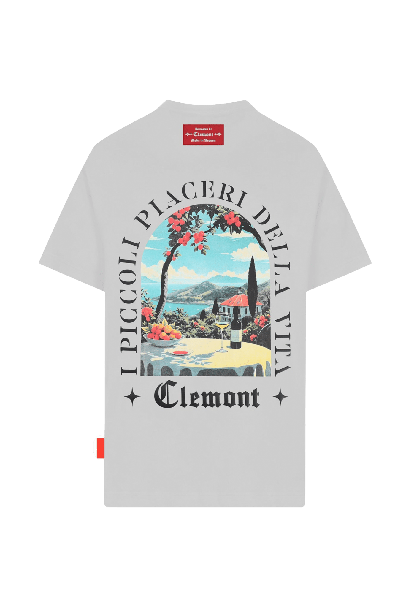 T - SHIRT MEN OVERSIZED ECLATANTE GREY CLEMONT - CLEMONT.CO S.A.S.