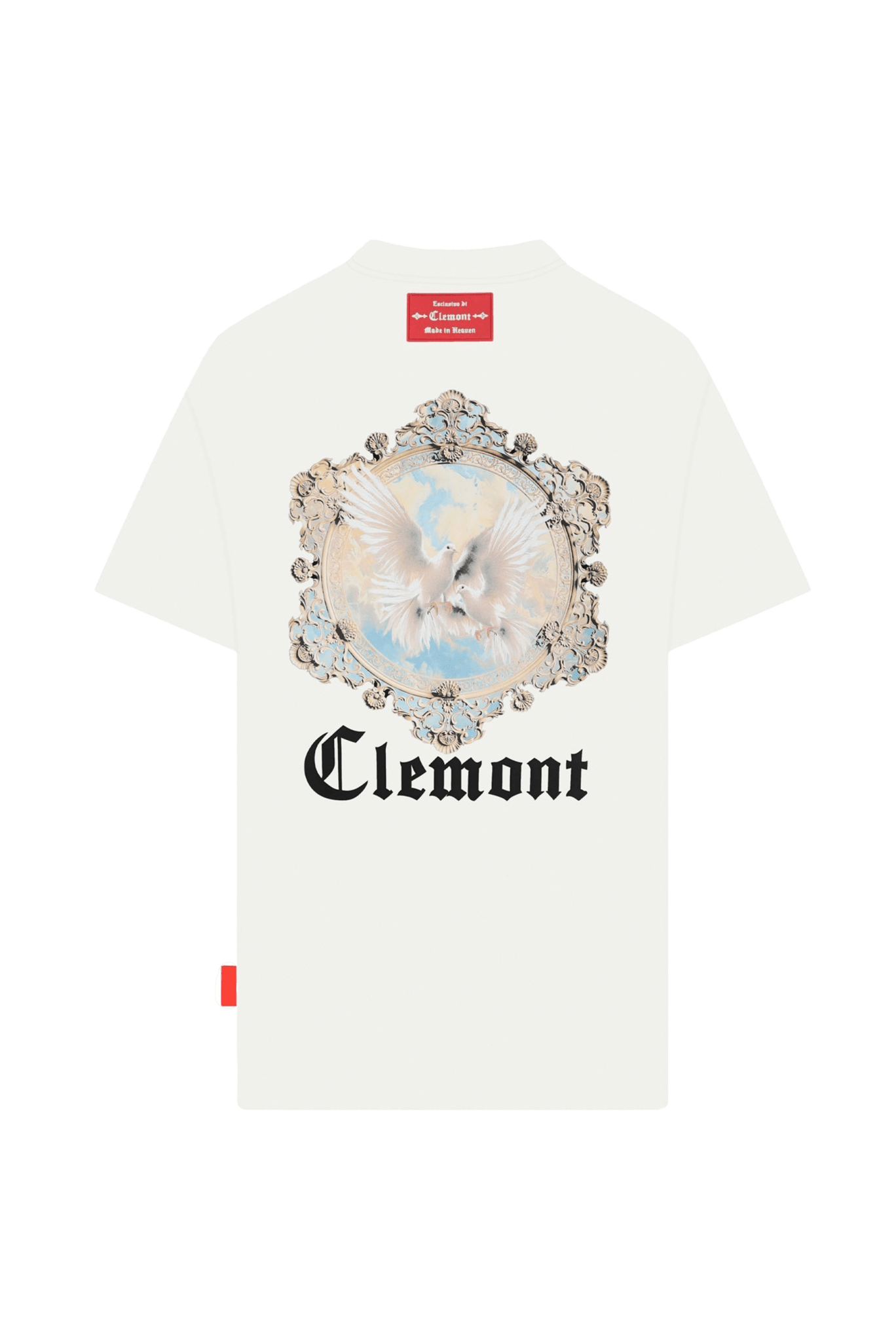 T - SHIRT MEN OVERSIZED FULGORE CREAM CLEMONT - CLEMONT.CO S.A.S.