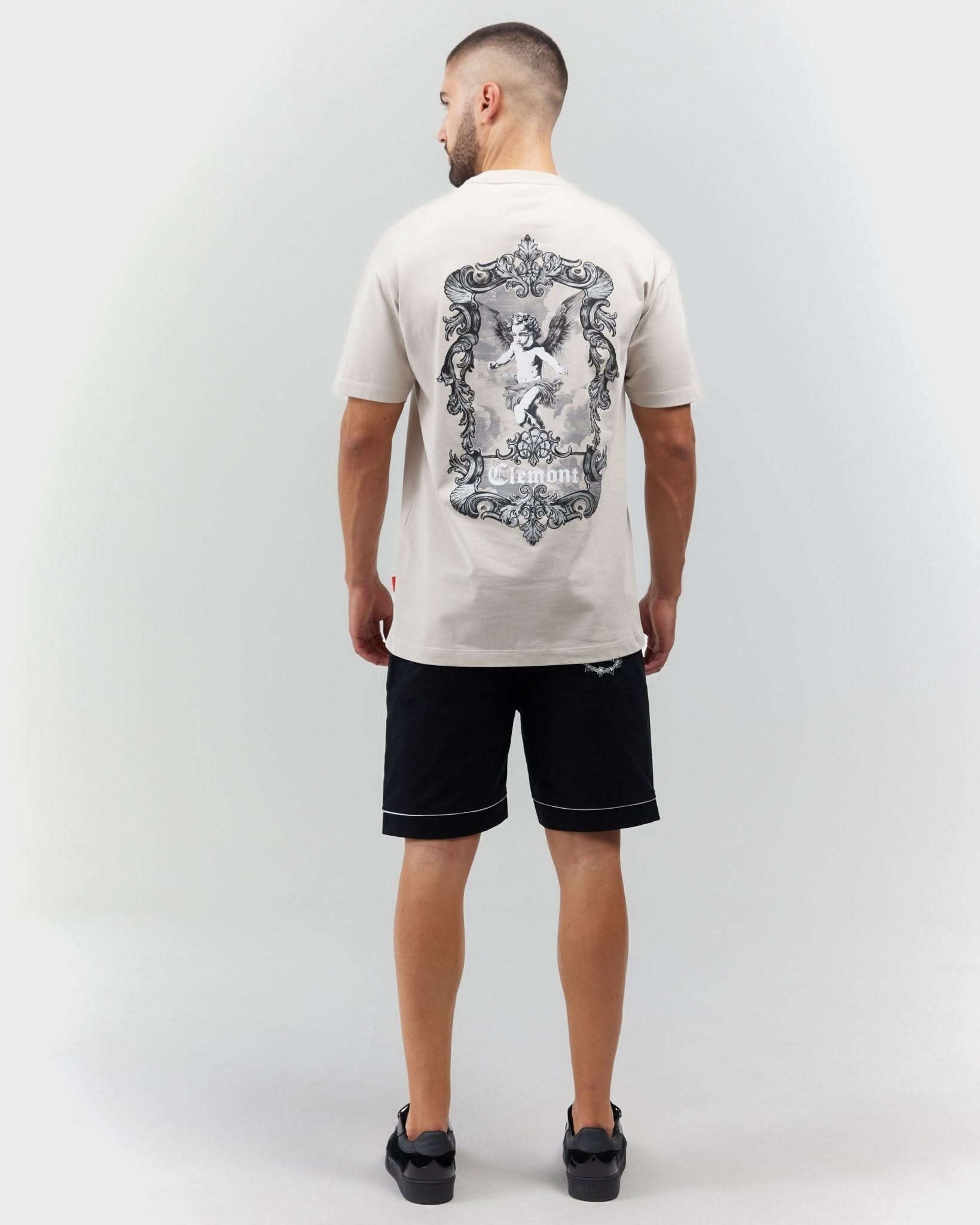 T - SHIRT MEN RAFFINATO SILVER CLEMONT - CLEMONT.CO S.A.S.