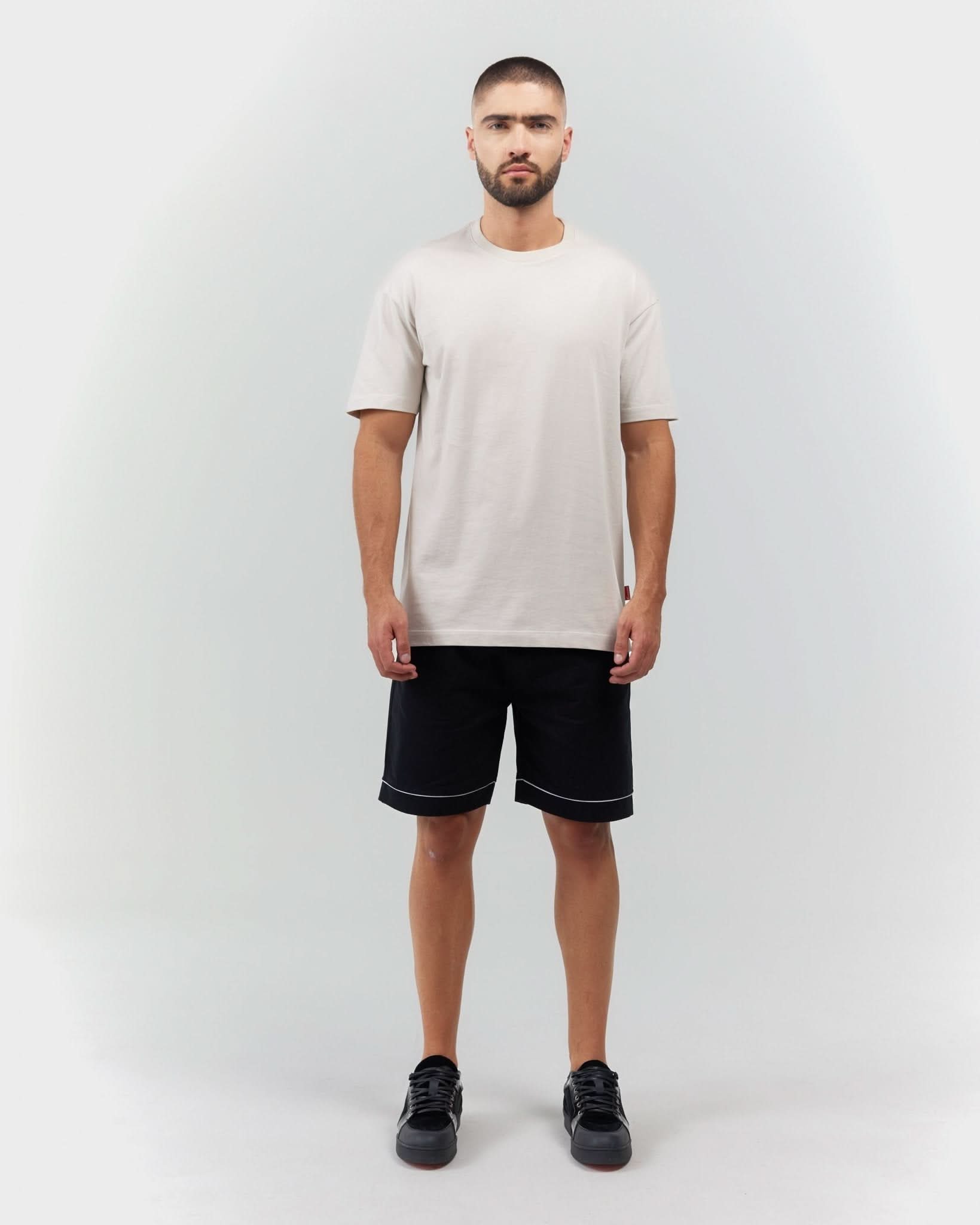 T - SHIRT MEN RAFFINATO SILVER CLEMONT - CLEMONT.CO S.A.S.