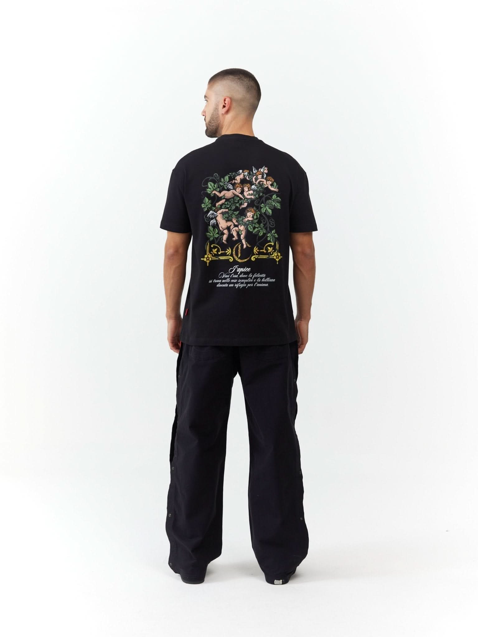 T - SHIRT MEN RISPLENDENTE BLACK CLEMONT - CLEMONT.CO S.A.S.