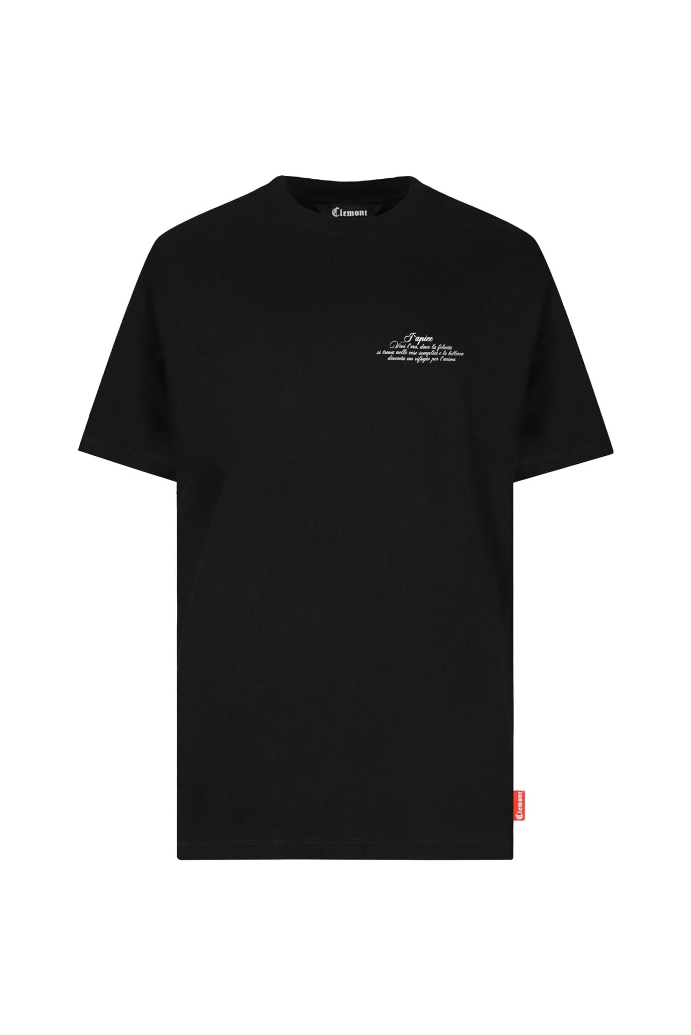T - SHIRT MEN RISPLENDENTE BLACK CLEMONT - CLEMONT.CO S.A.S.