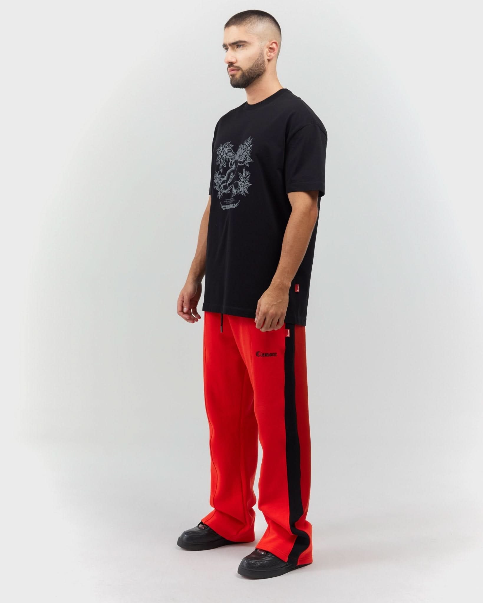 T - SHIRT MEN SORRISO BLACK CLEMONT - CLEMONT.CO S.A.S.