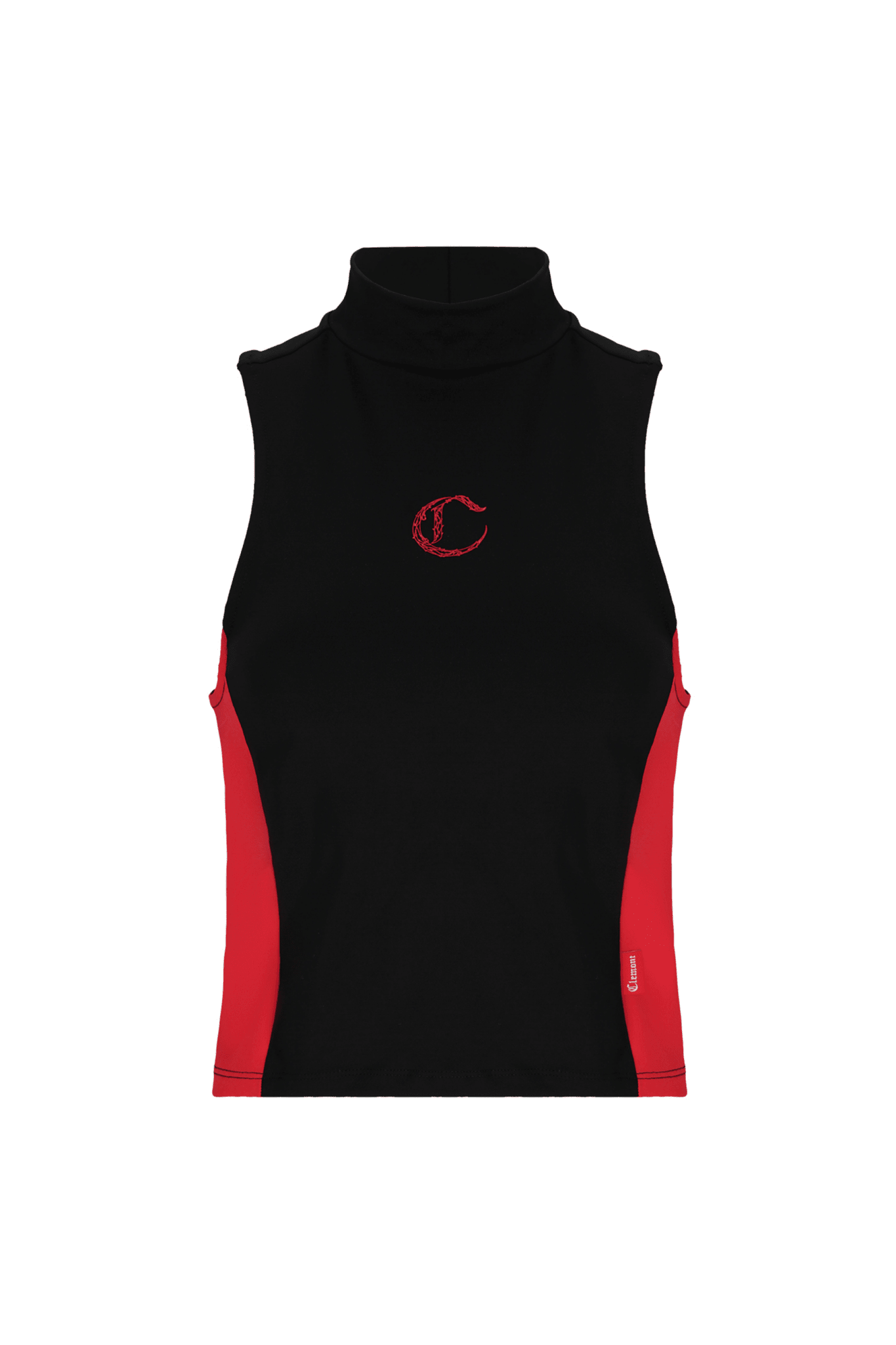 TANK TOP MUJER ABBAGLIANTE NEGRO/ROJO CLEMONT - CLEMONT.CO S.A.S.