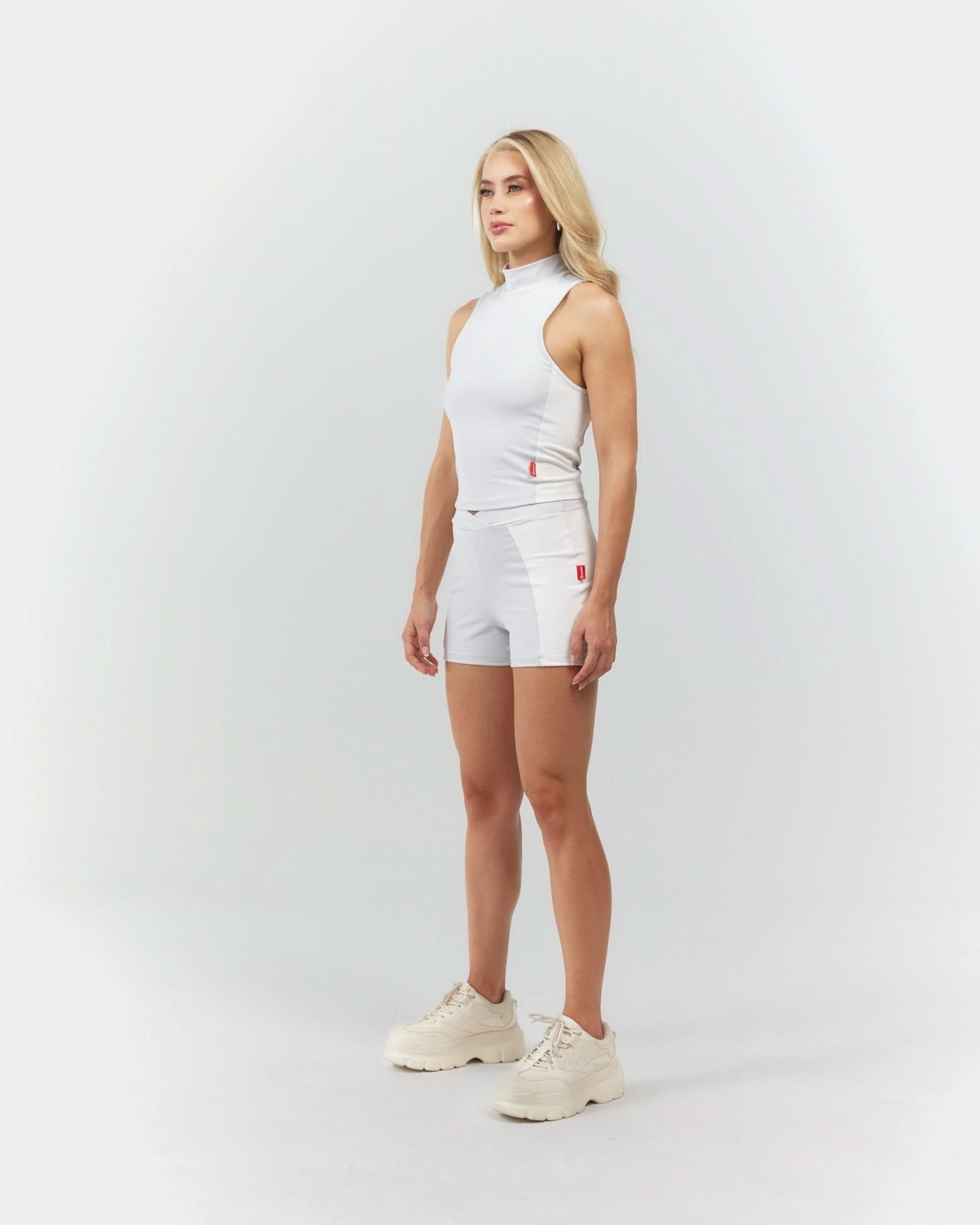 TANK TOP WOMEN ABBAGLIANTE GREY/CREAM CLEMONT - CLEMONT.CO S.A.S.