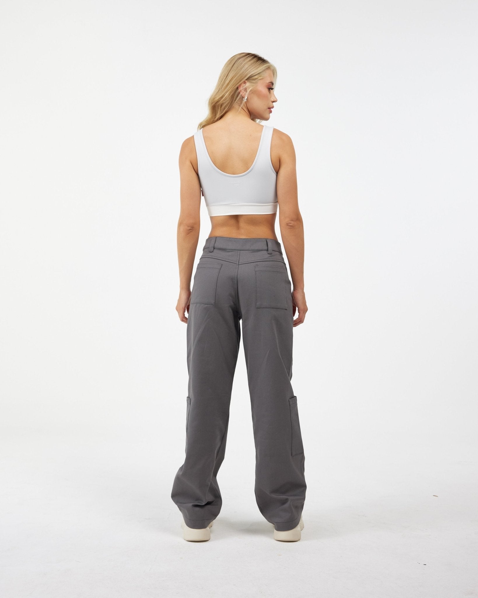 TOP WOMEN VIBRANTE GREY/CREAM CLEMONT - CLEMONT.CO S.A.S.