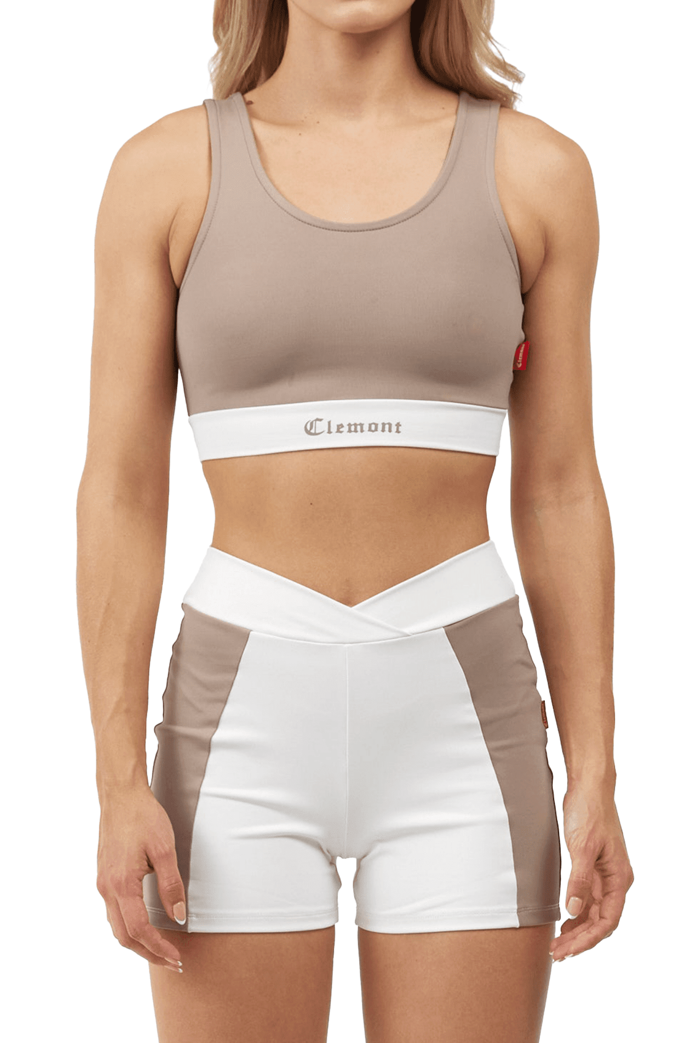 TOP WOMEN VIBRANTE TAUPE/CREAM CLEMONT - CLEMONT.CO S.A.S.