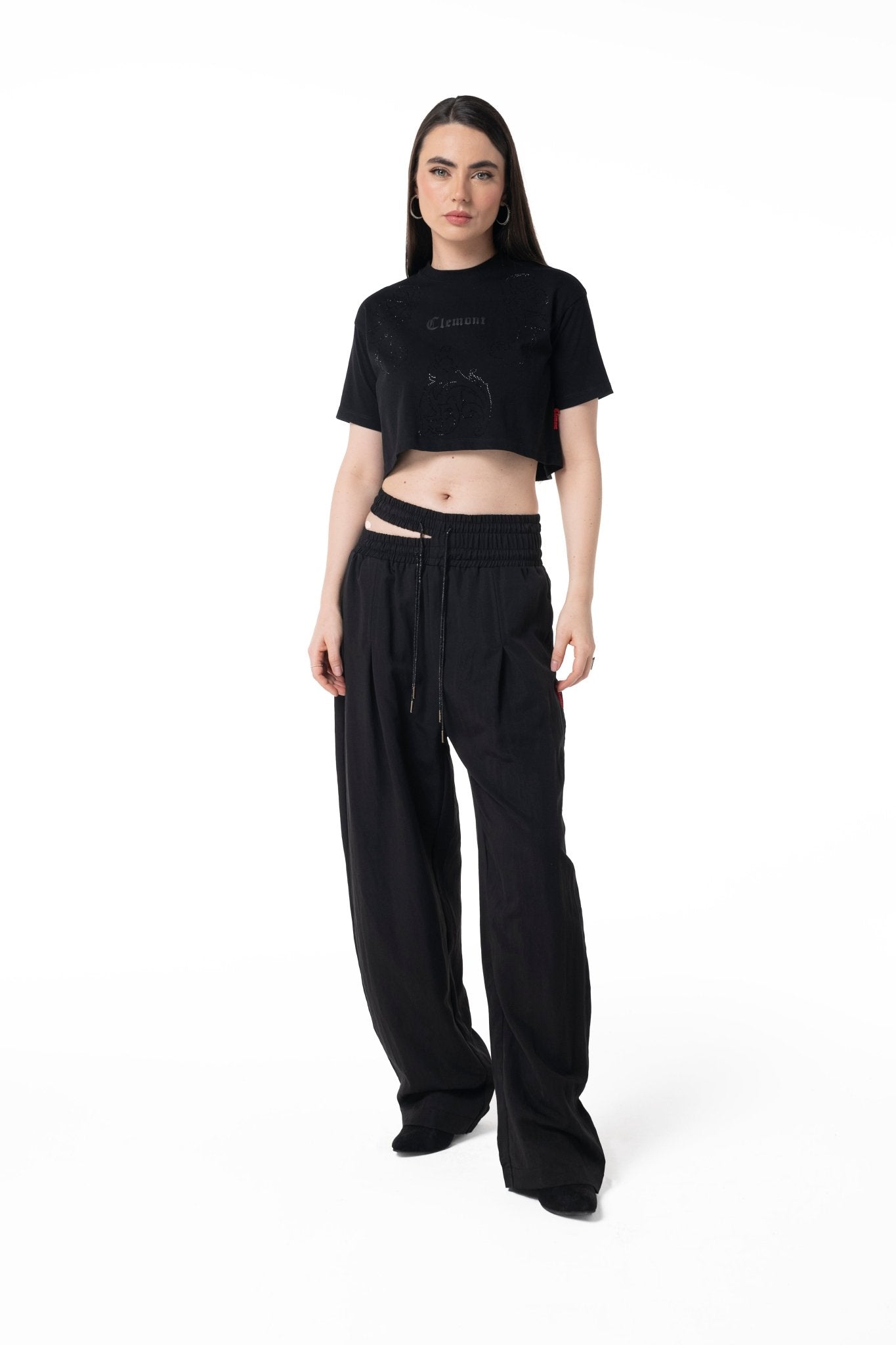 TOPS CORTOS MUJER ANNEGARE NEGRO CLEMONT - Clemont Oficial
