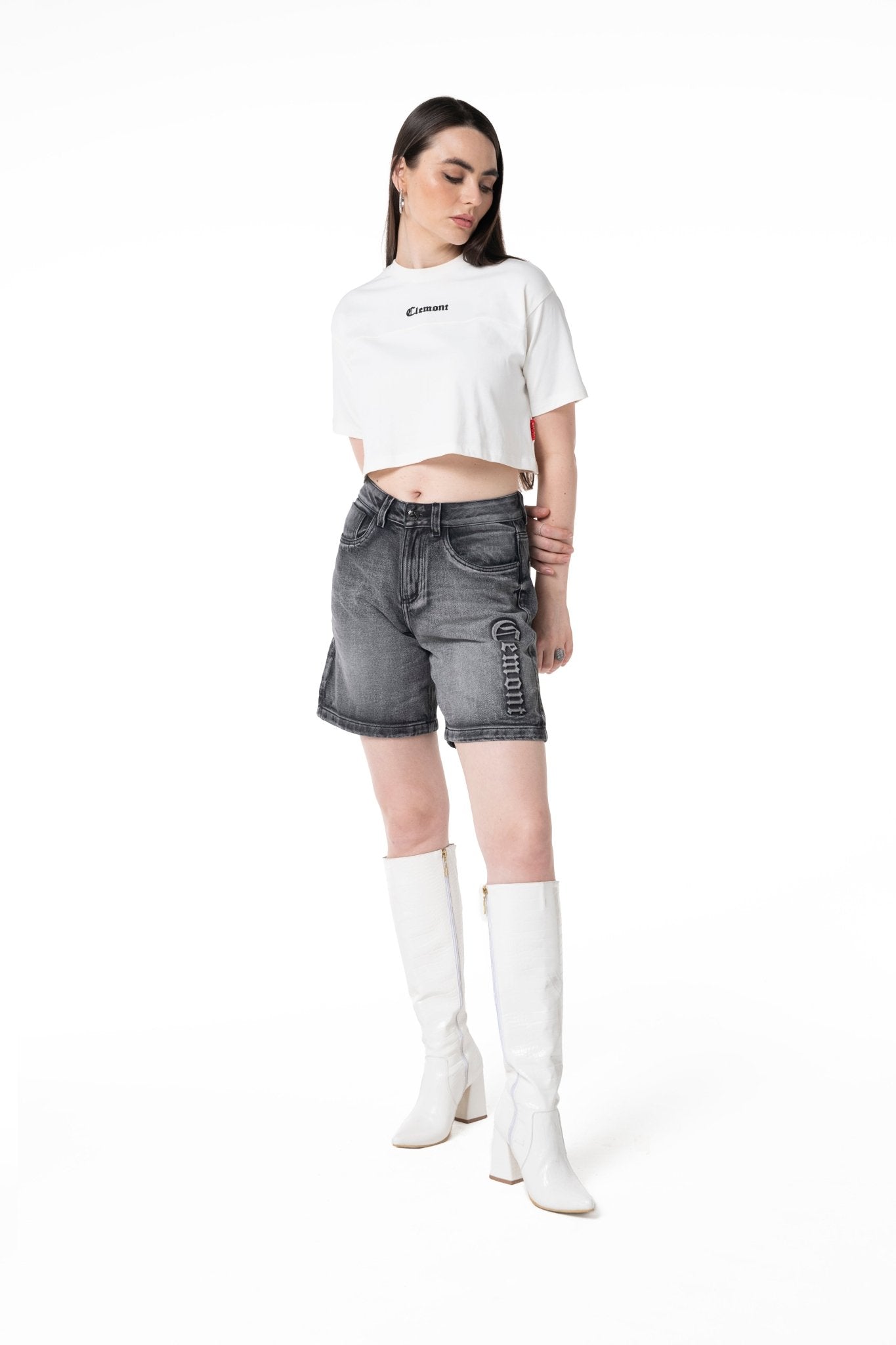 TOPS CORTOS MUJER ATTRAZIONE CREMA CLEMONT - Clemont Oficial