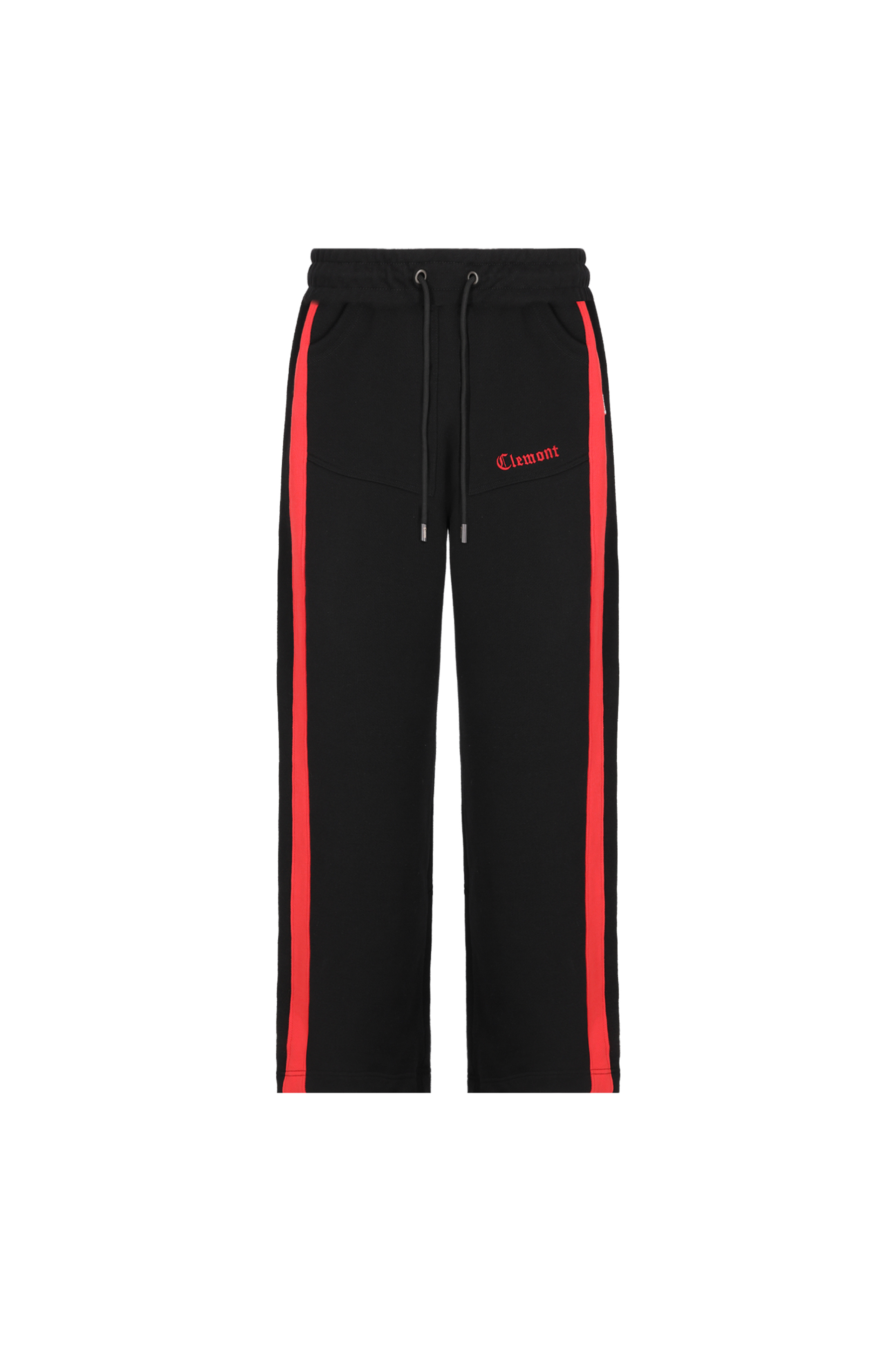 SWEAT PANTS MEN  LUSSO  BLACK/RED CLEMONT