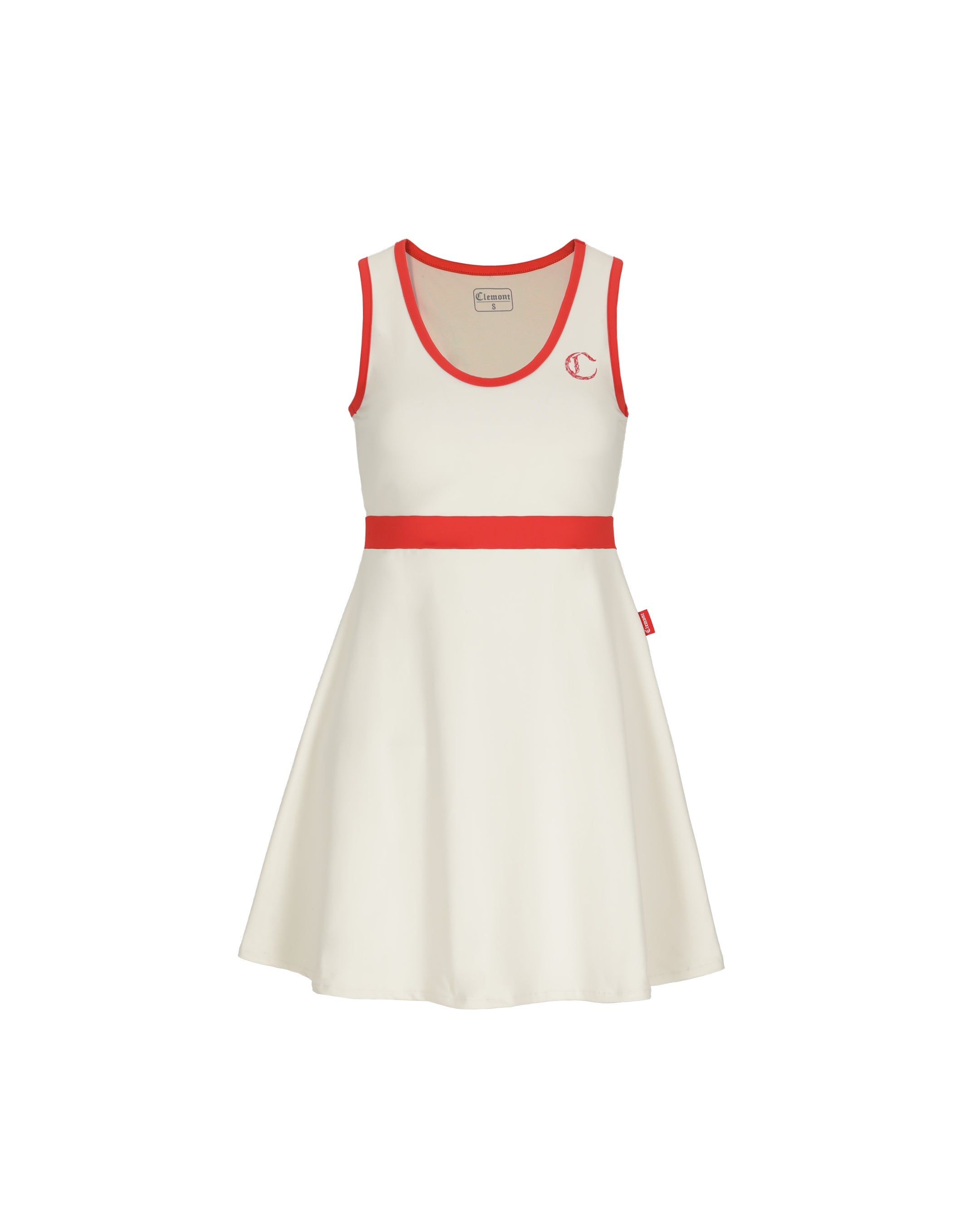 VESTIDO MUJER OPULENTIA CREAM/RED CLEMONT