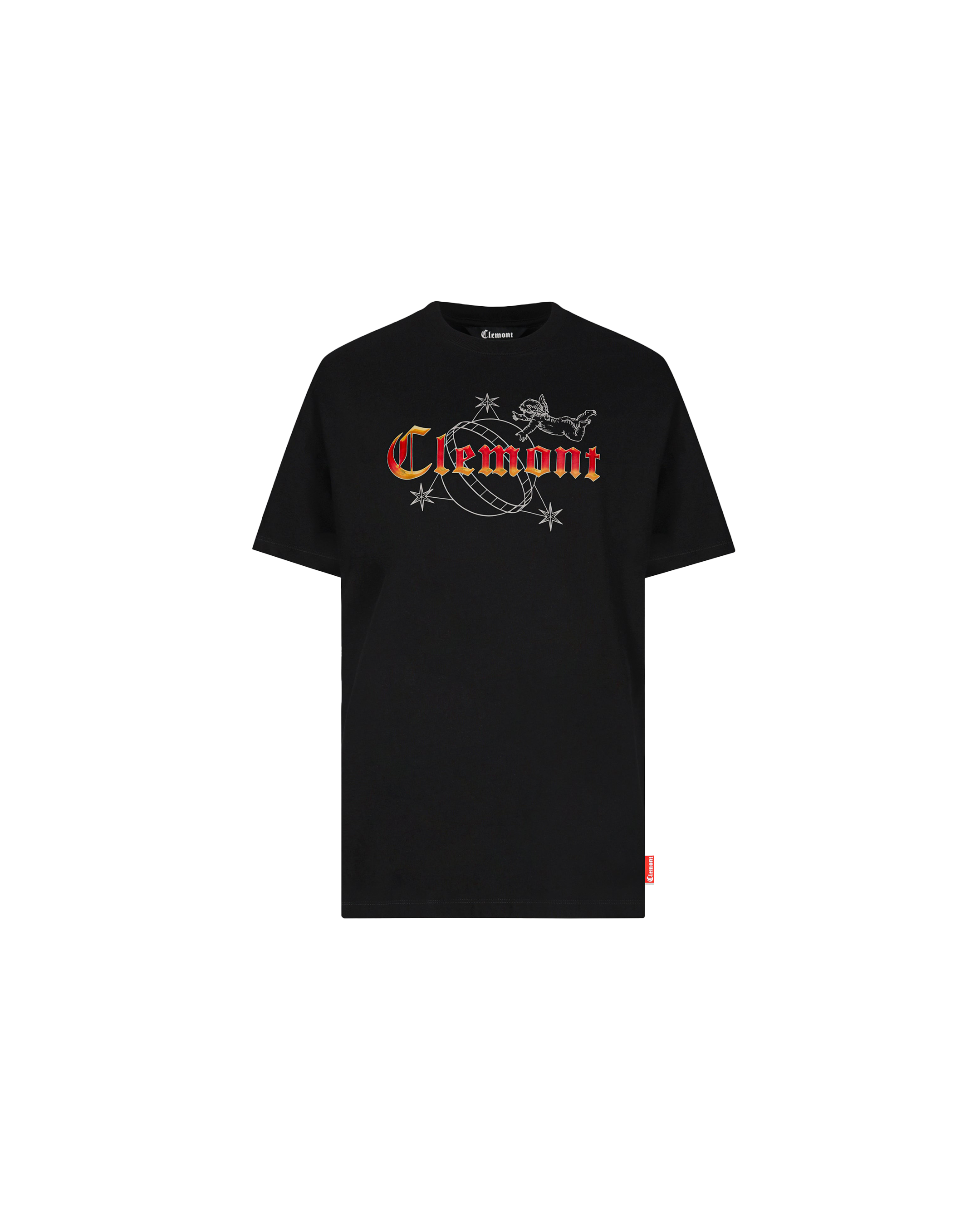 CAMISETA OVALE NEGRO CLEMONT