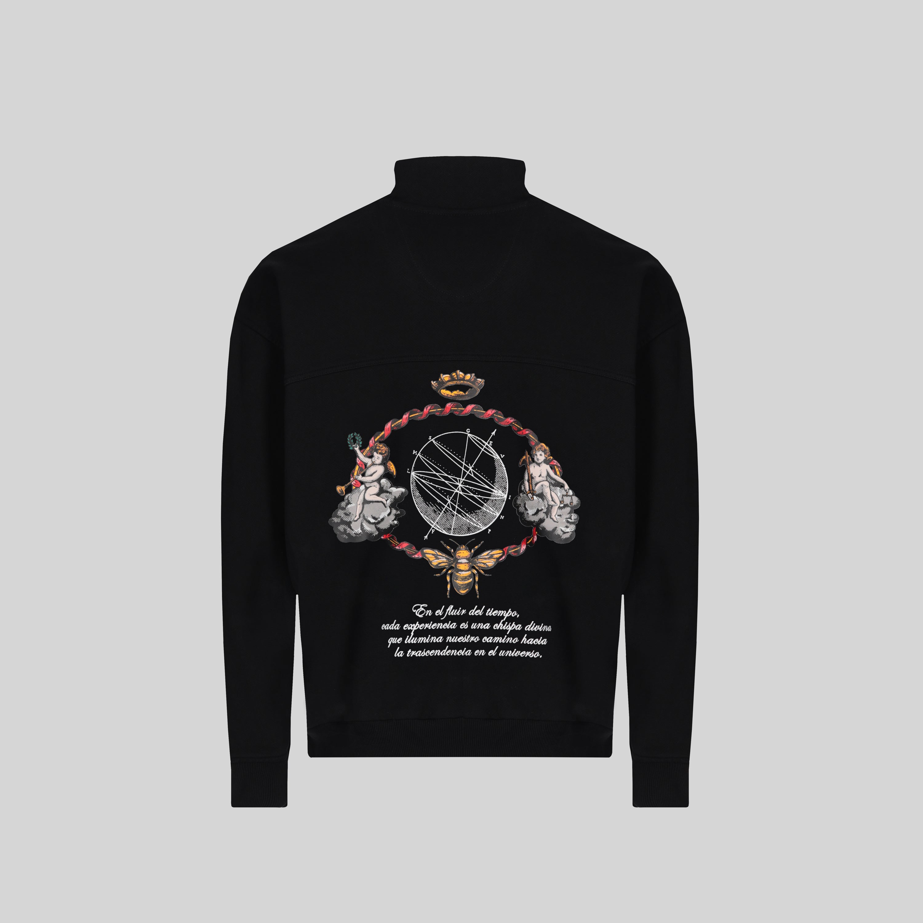 HOODIE SIMMETRIA NEGRO CLEMONT