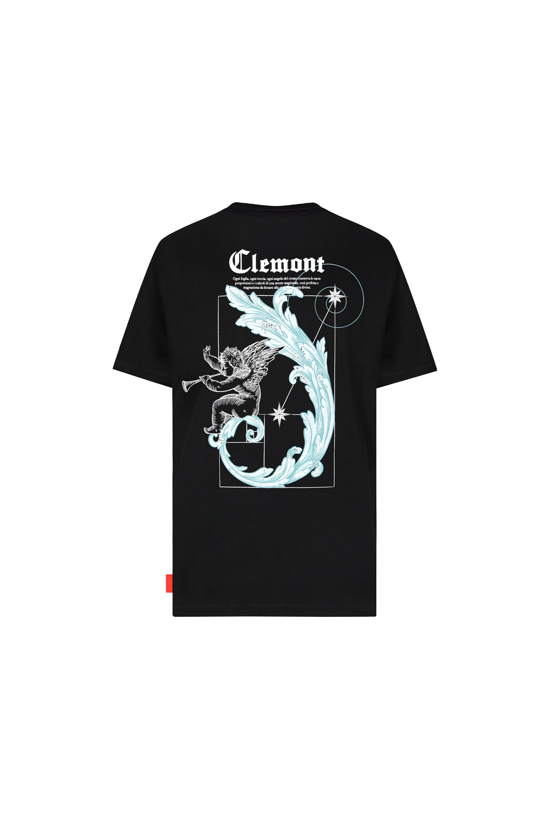 CAMISETA SPIRALE NEGRO CLEMONT