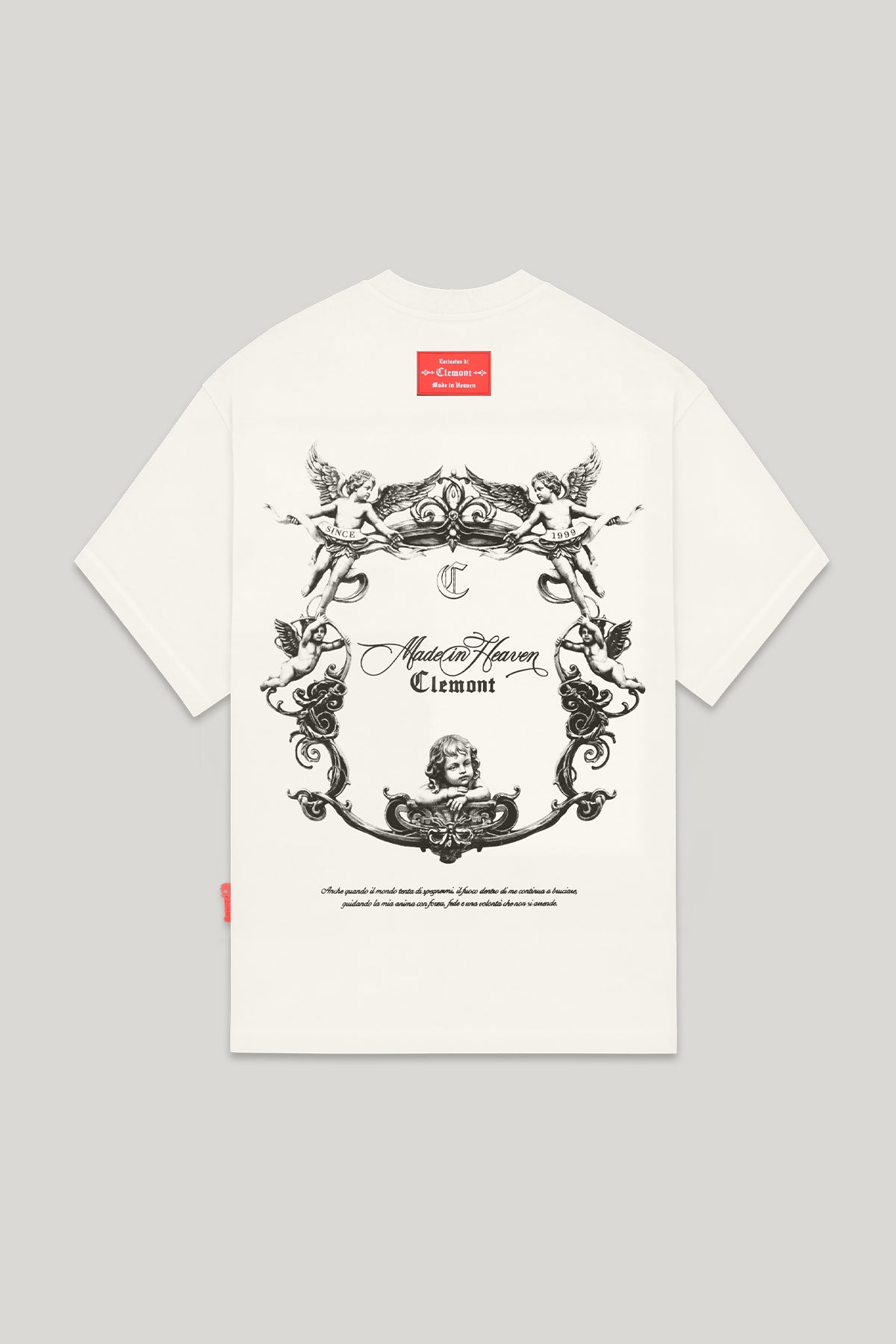 CAMISETA OVERSIZED HOMBRE NERUME CREMA CLEMONT