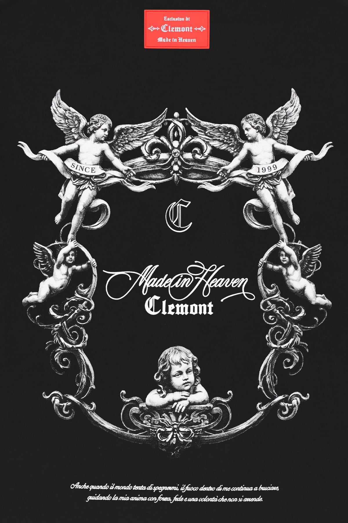 CAMISETA OVERSIZED HOMBRE NERUME NEGRO CLEMONT