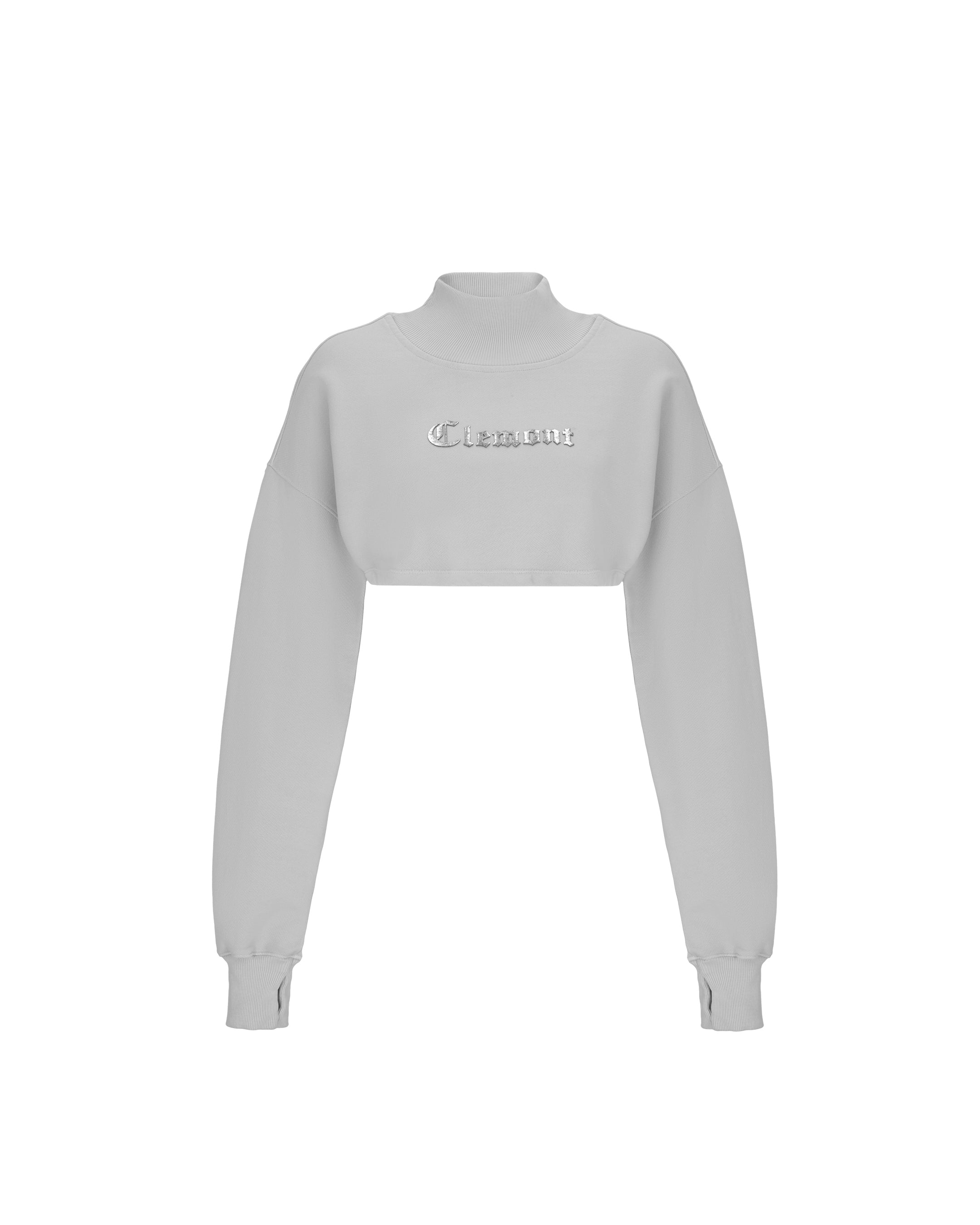 CROPPED SWEATER WOMEN  BELLEZZA GREY CLEMONT