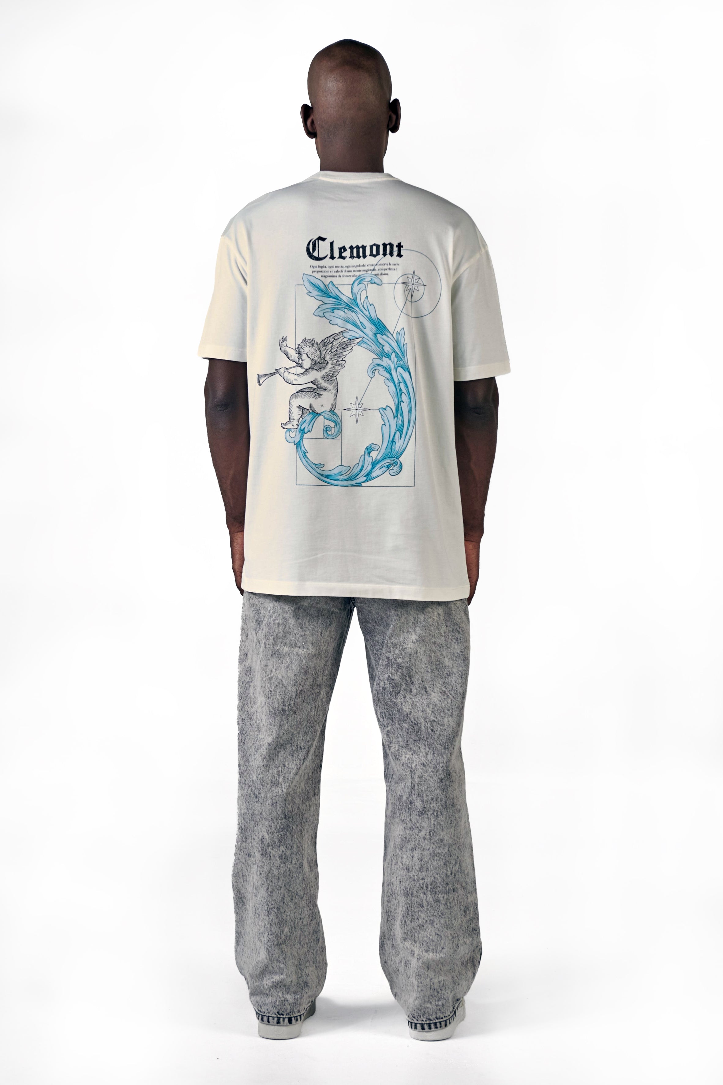 CAMISETA SPIRALE CREMA CLEMONT