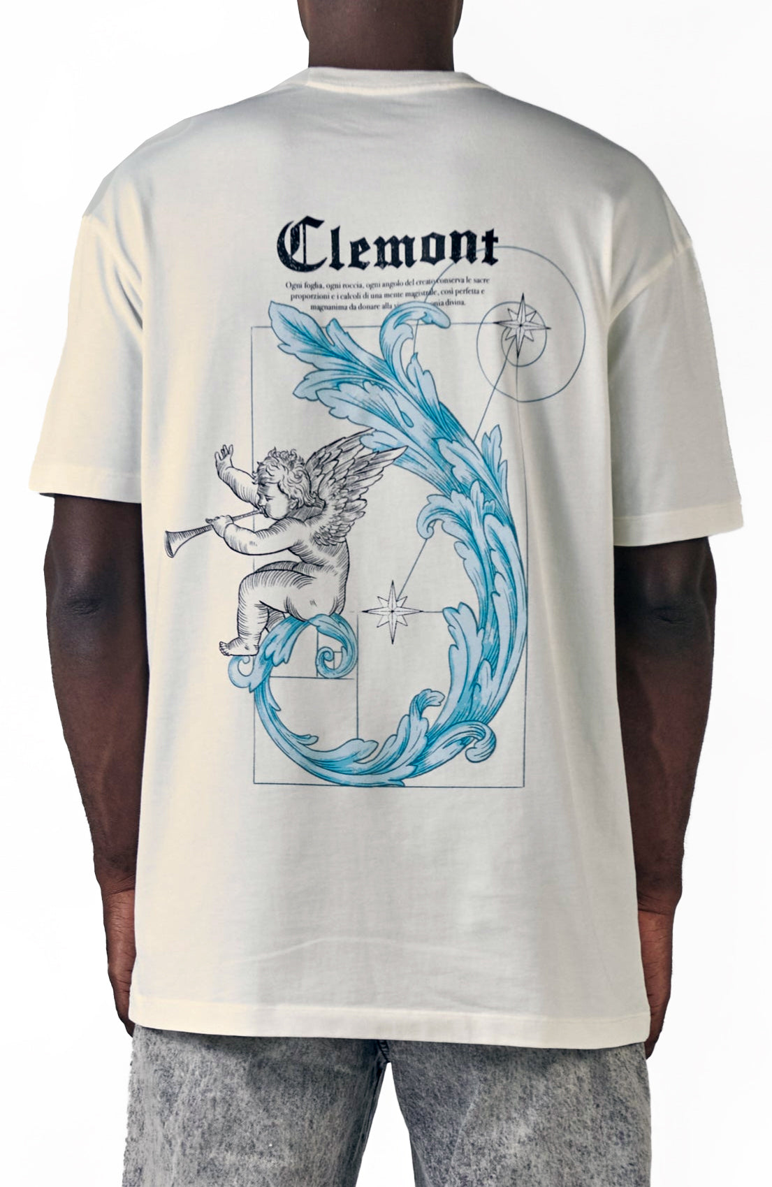 CAMISETA SPIRALE CREMA CLEMONT