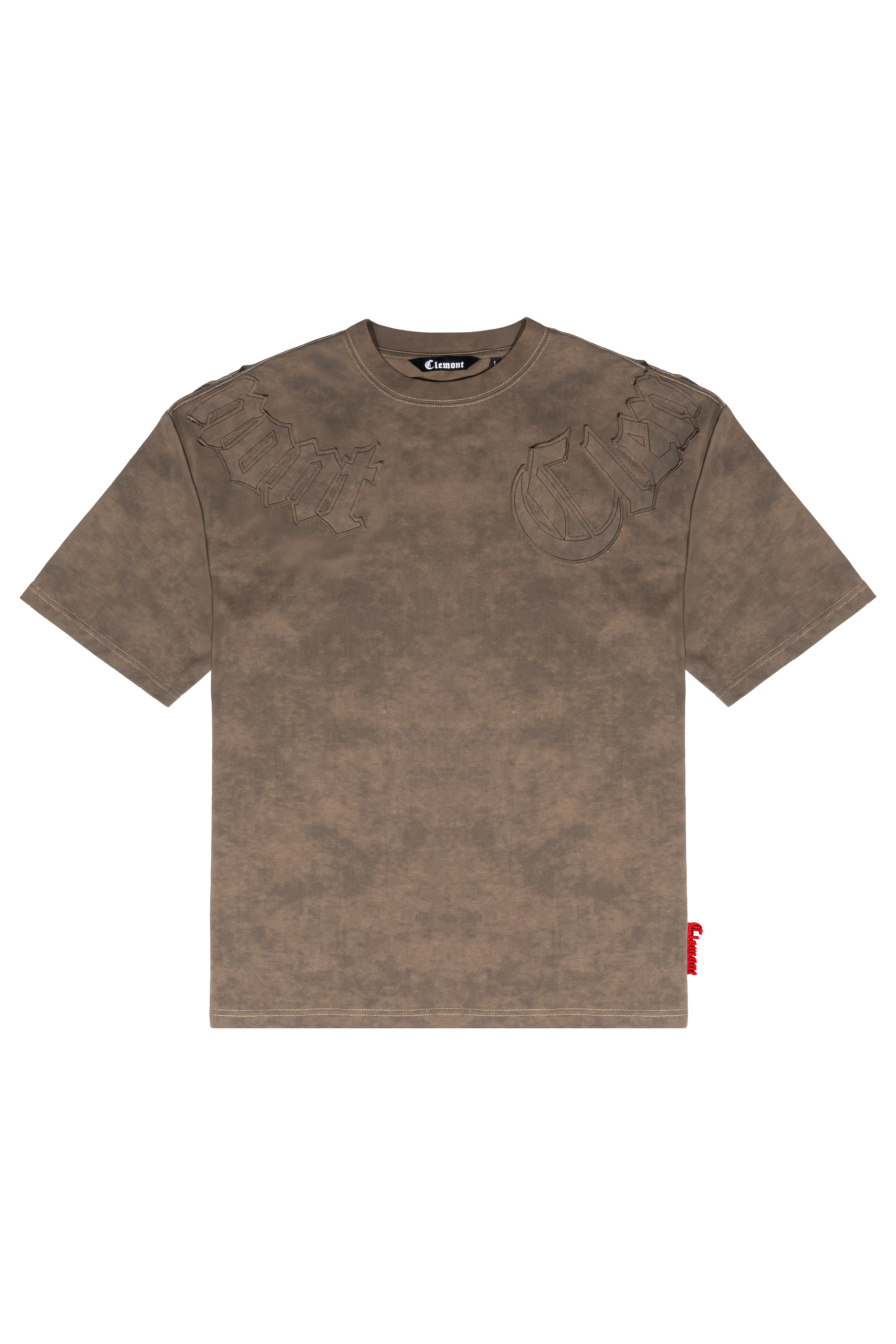 OVERSIZED AFFANNO BROWN MEN'S CLEMONT T-SHIRT