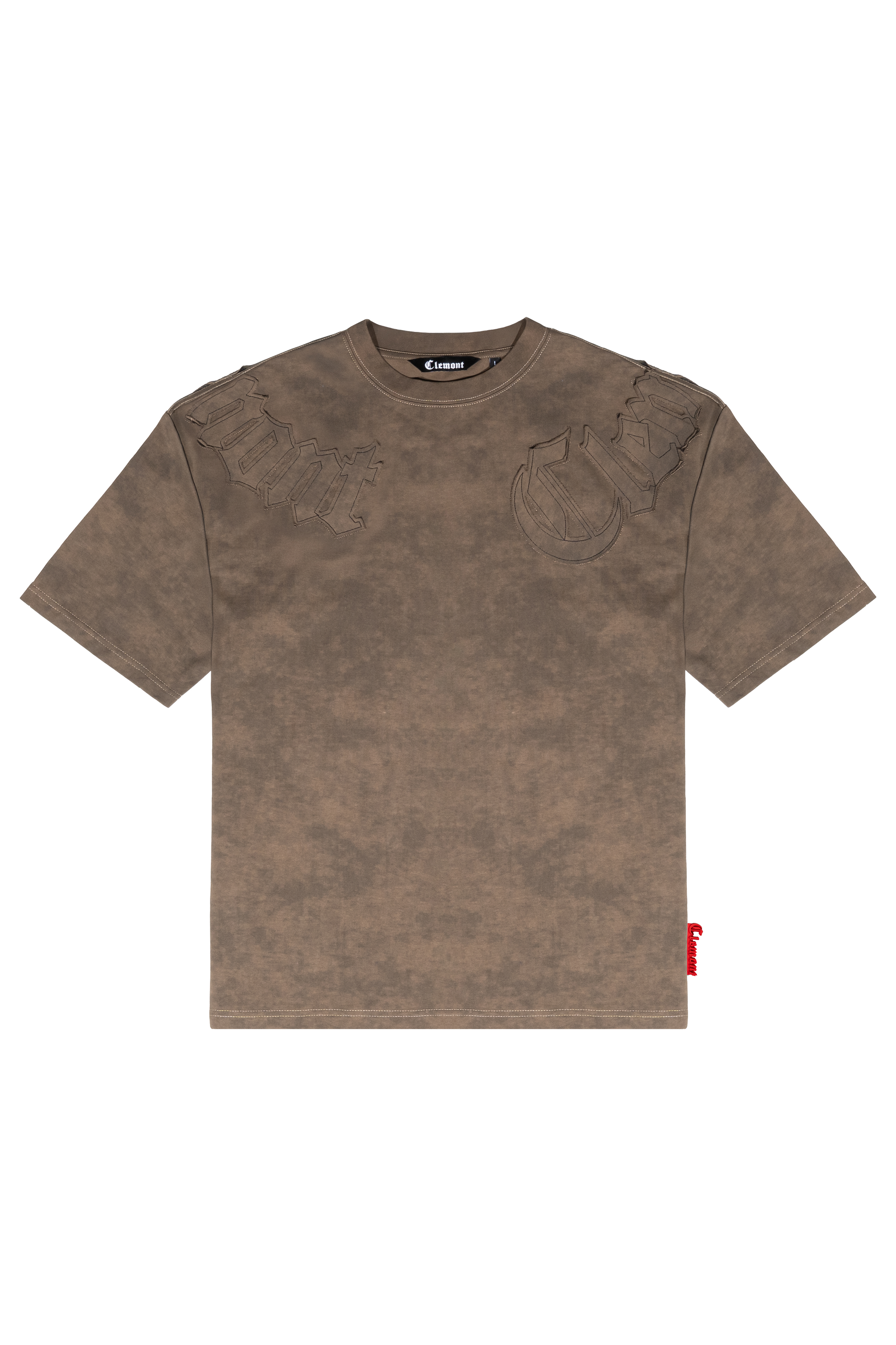 OVERSIZED AFFANNO BROWN MEN'S CLEMONT T-SHIRT